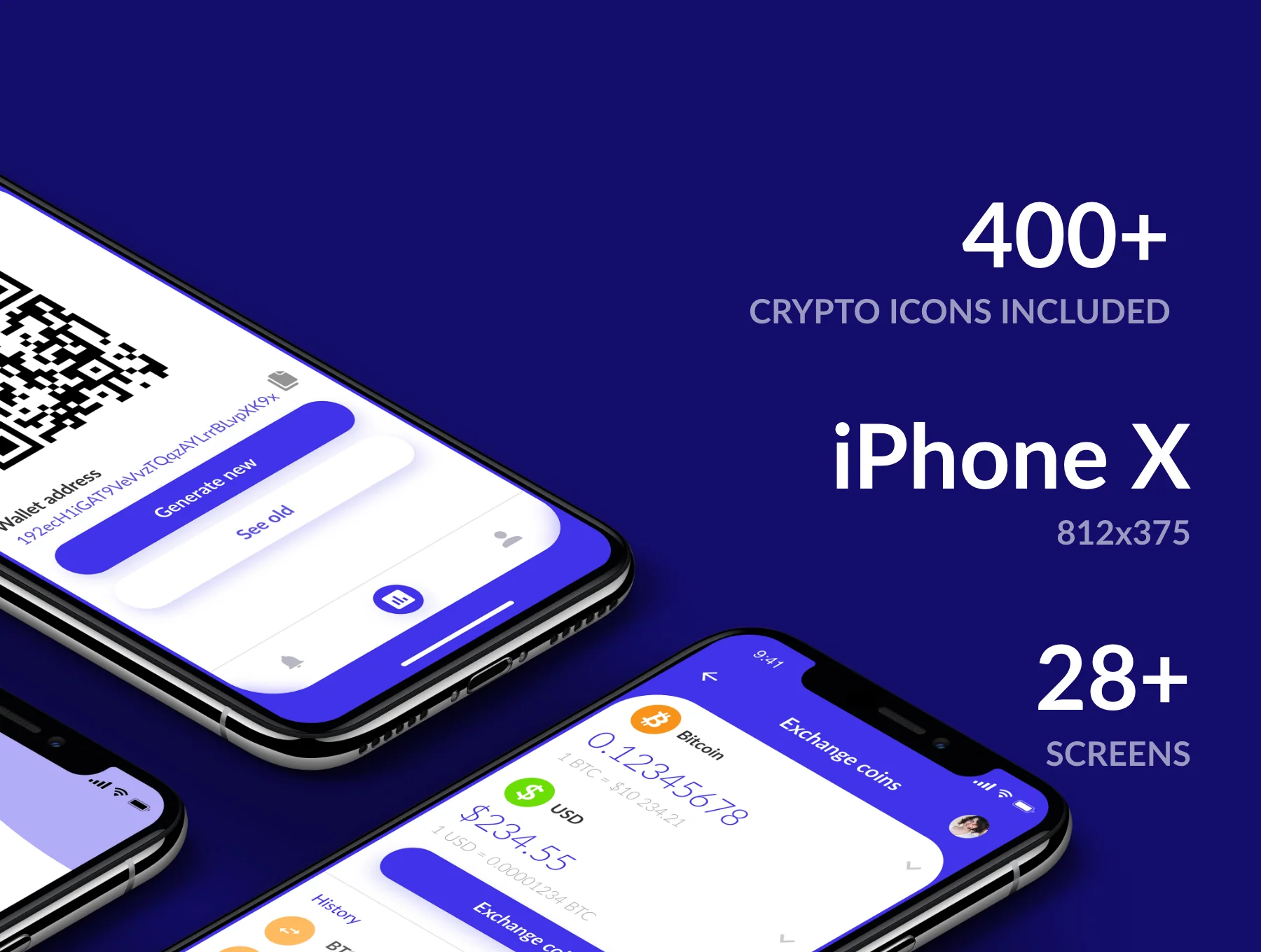 Crypto Wallet iOS UI Kit 2