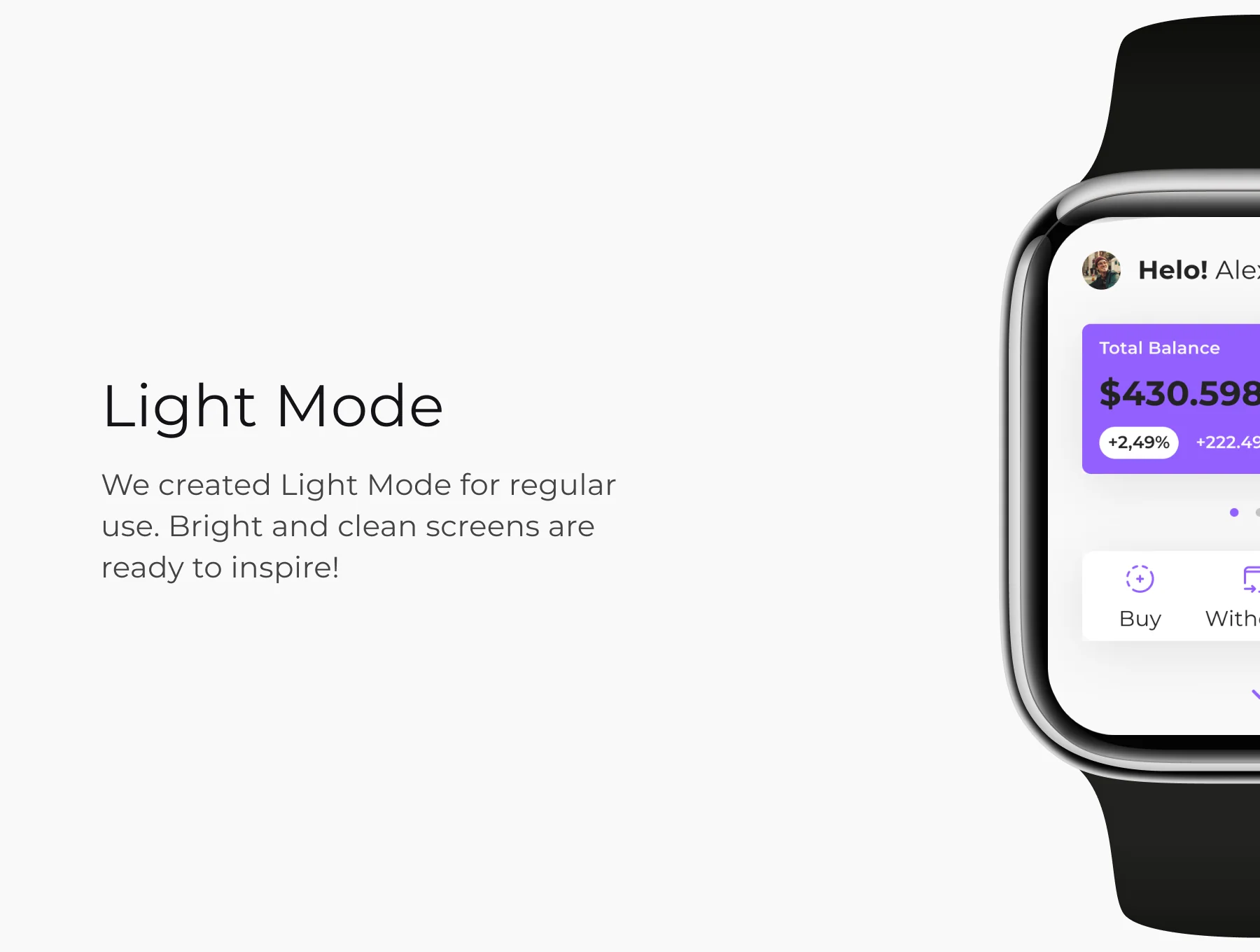 WatchOS UI Kit - Crypto Wallet 3