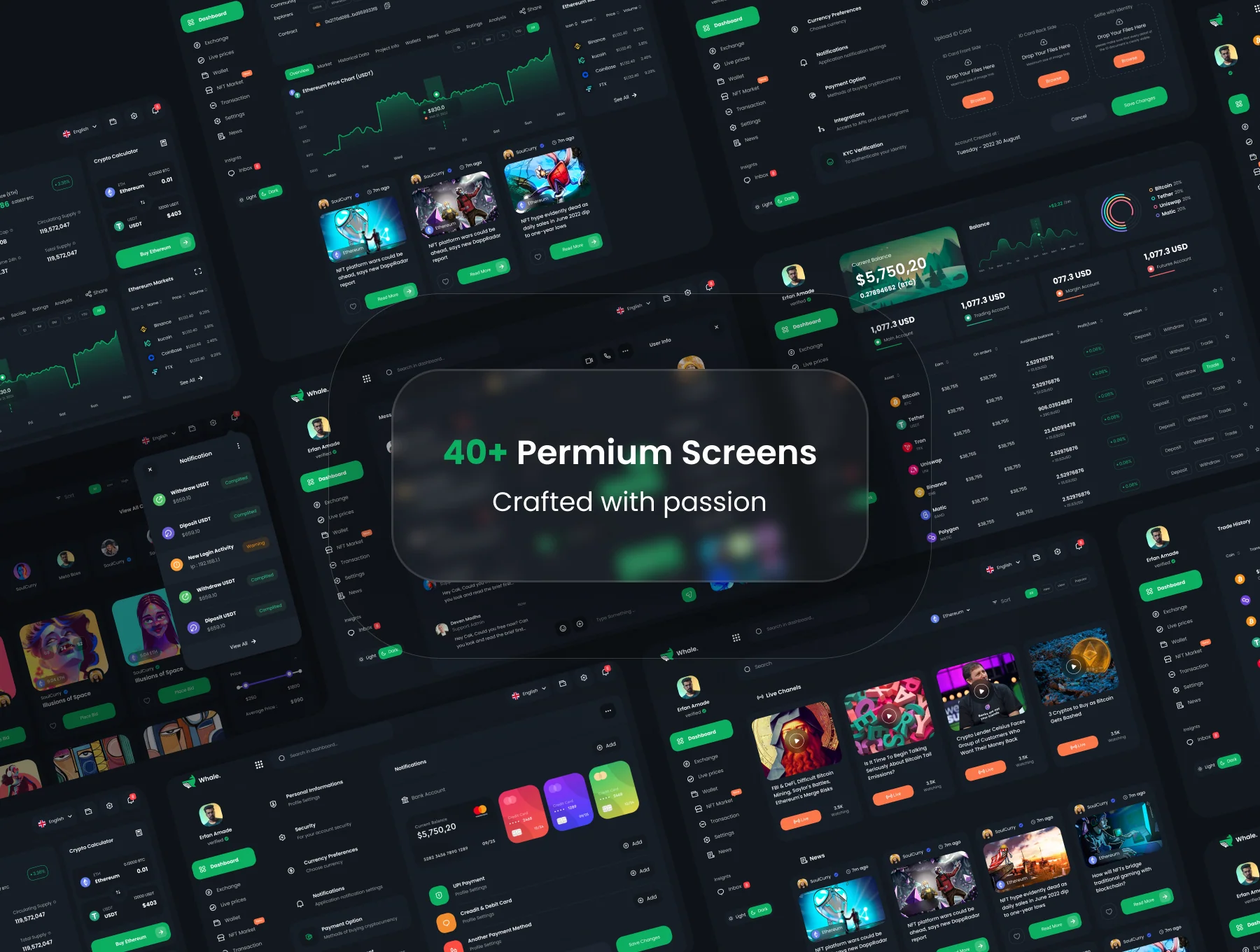 Crypto  Whale - Crypto & NFT Dashboard UI Kit 7