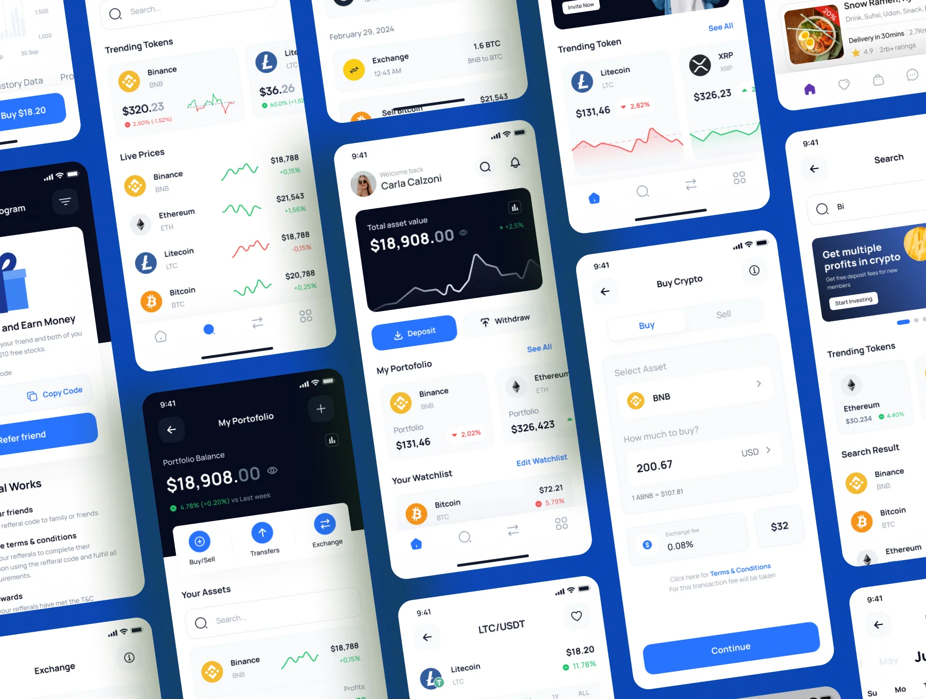 CryptoCraft -  Crypto Wallet Mobile App IOS UI Kit 5