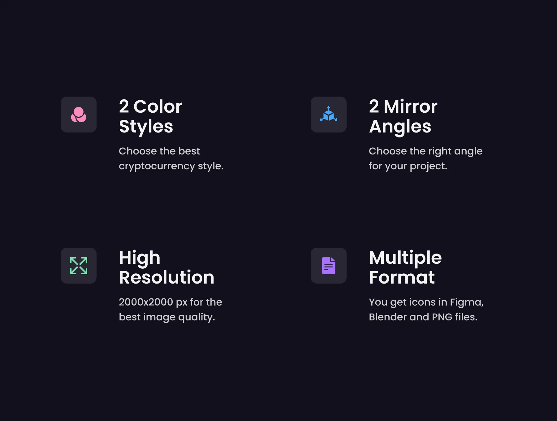 Cryptocurrency 3D Icons Set 2