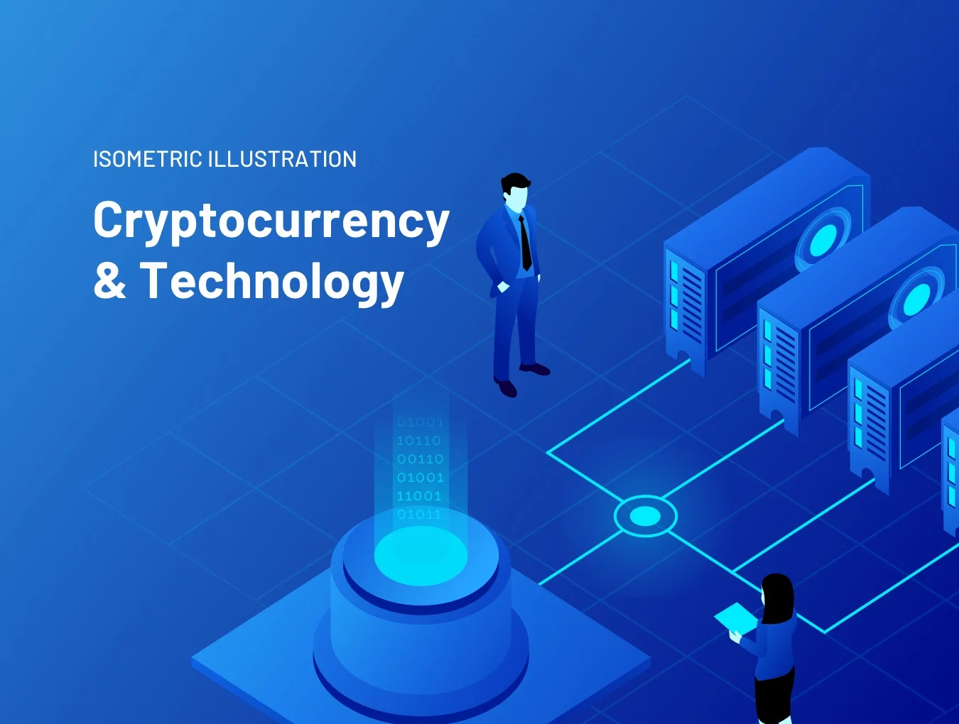 Crypto & Tech Isometric