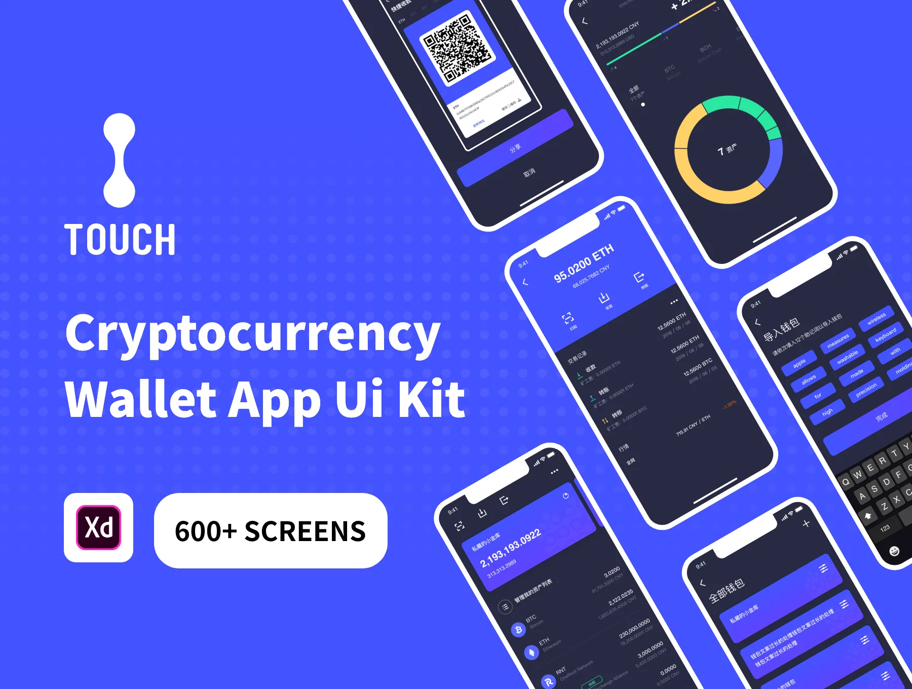 Cryptocurrency Wallet App Ui Kit