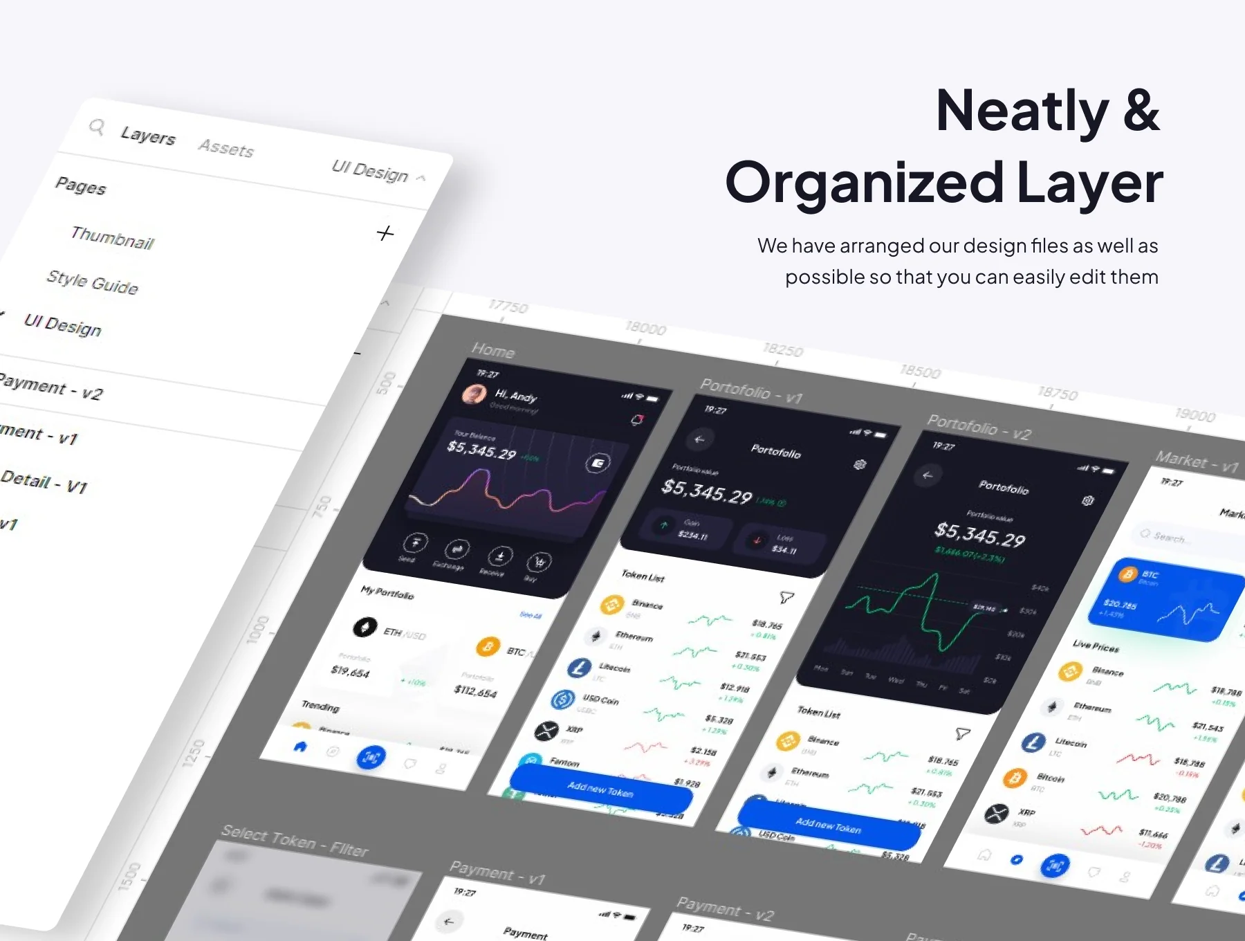 Cryptok - Crypto Wallet Premium UI Kits App 3