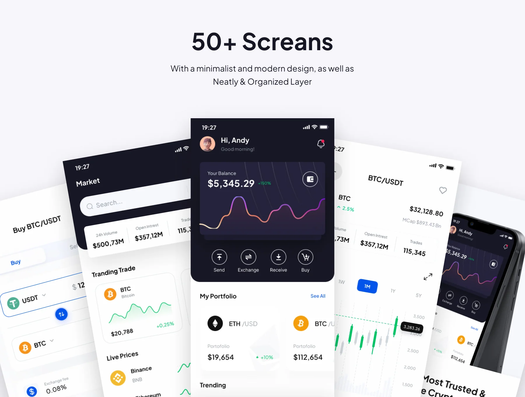 Cryptok - Crypto Wallet Premium UI Kits App 4