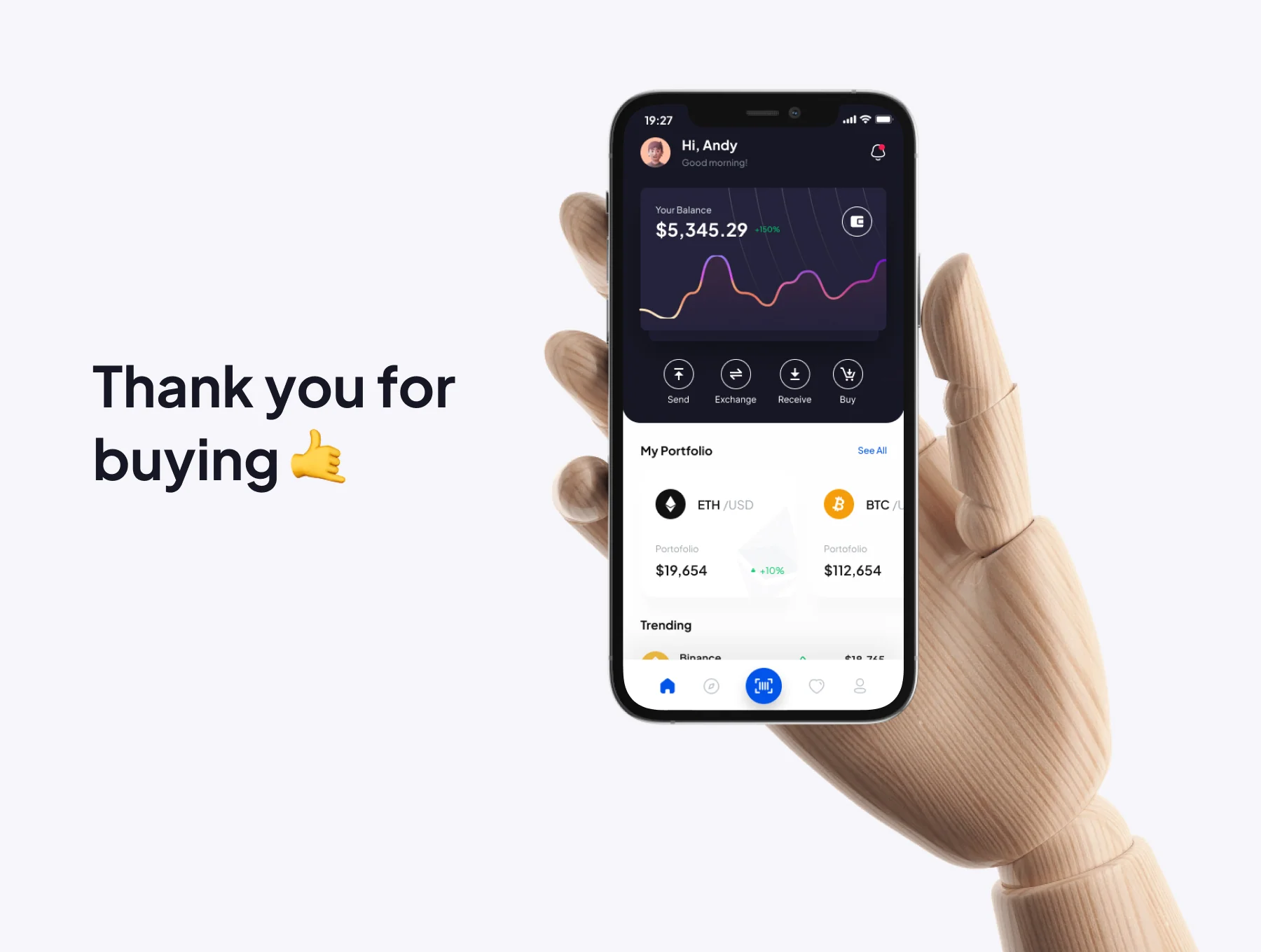 Cryptok - Crypto Wallet Premium UI Kits App 6