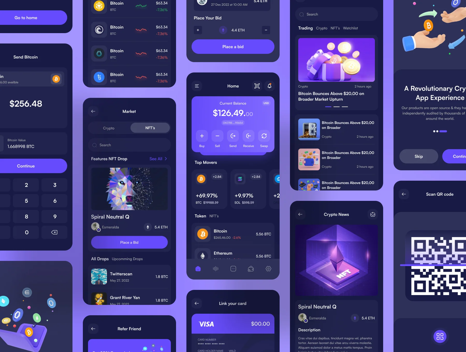 CryptoKit: Cryptocurrency App UI Kit 3