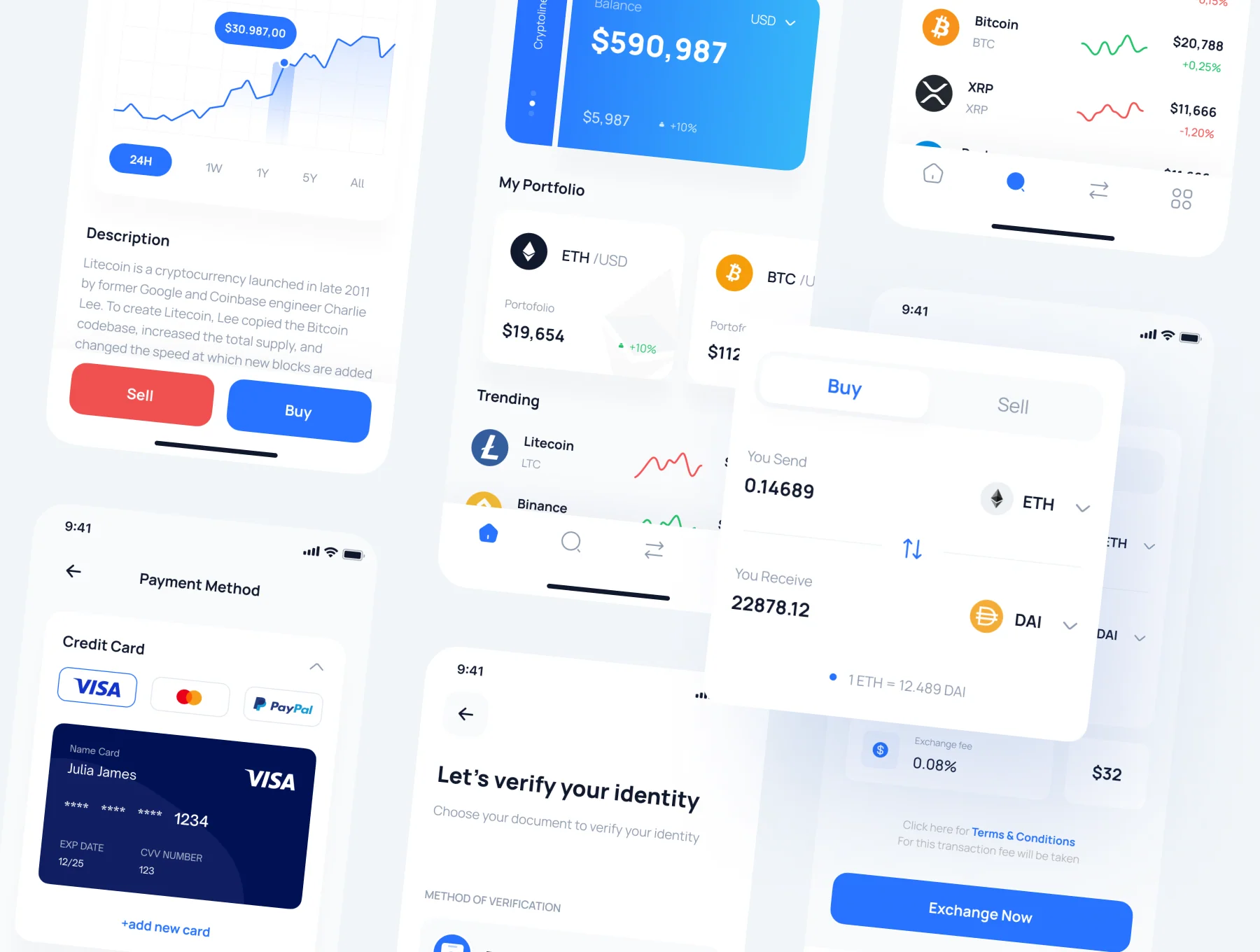 Cryptoline - Crypto Market App UI Kit 4