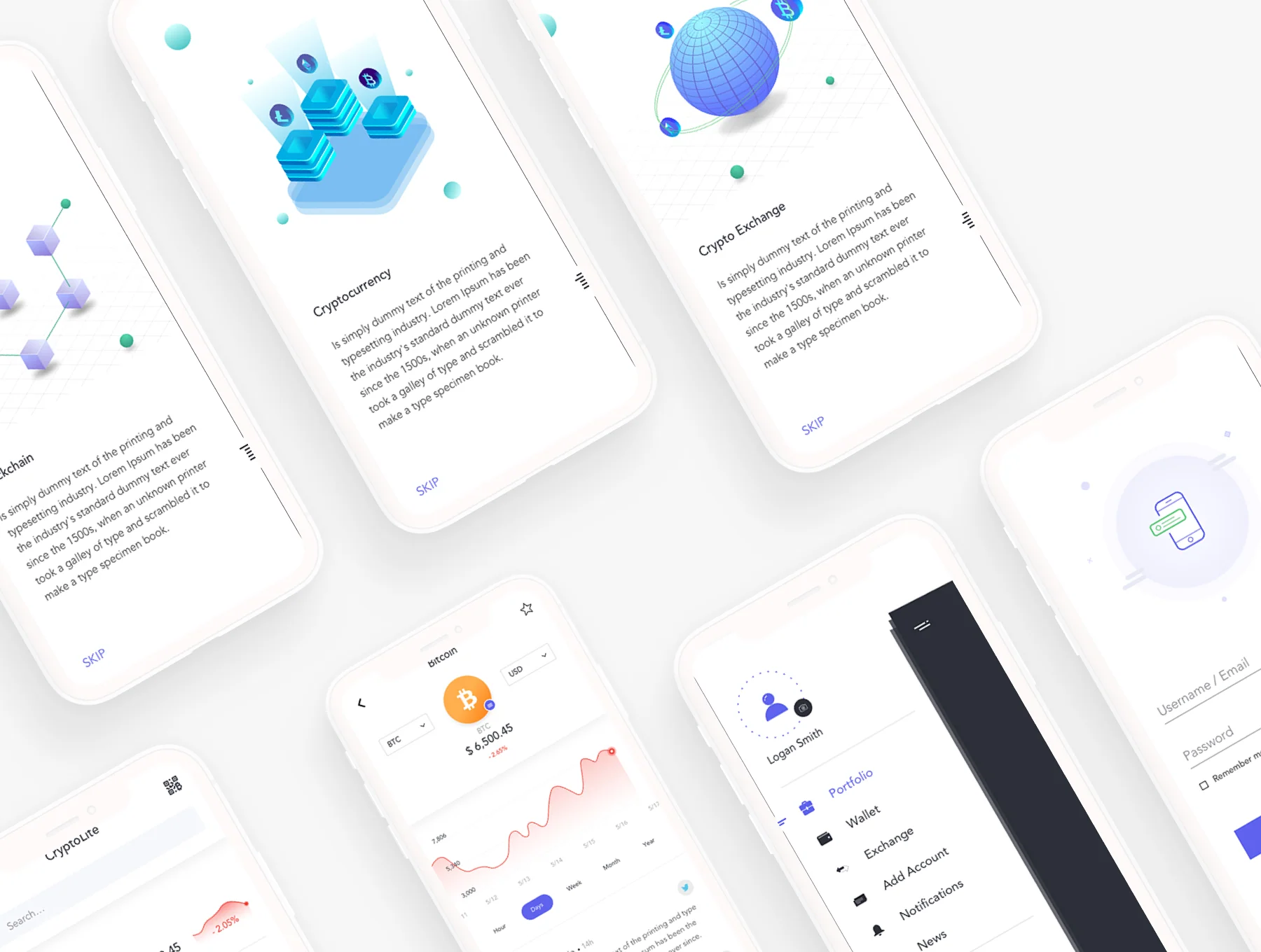 Cryptolite ui kit 2
