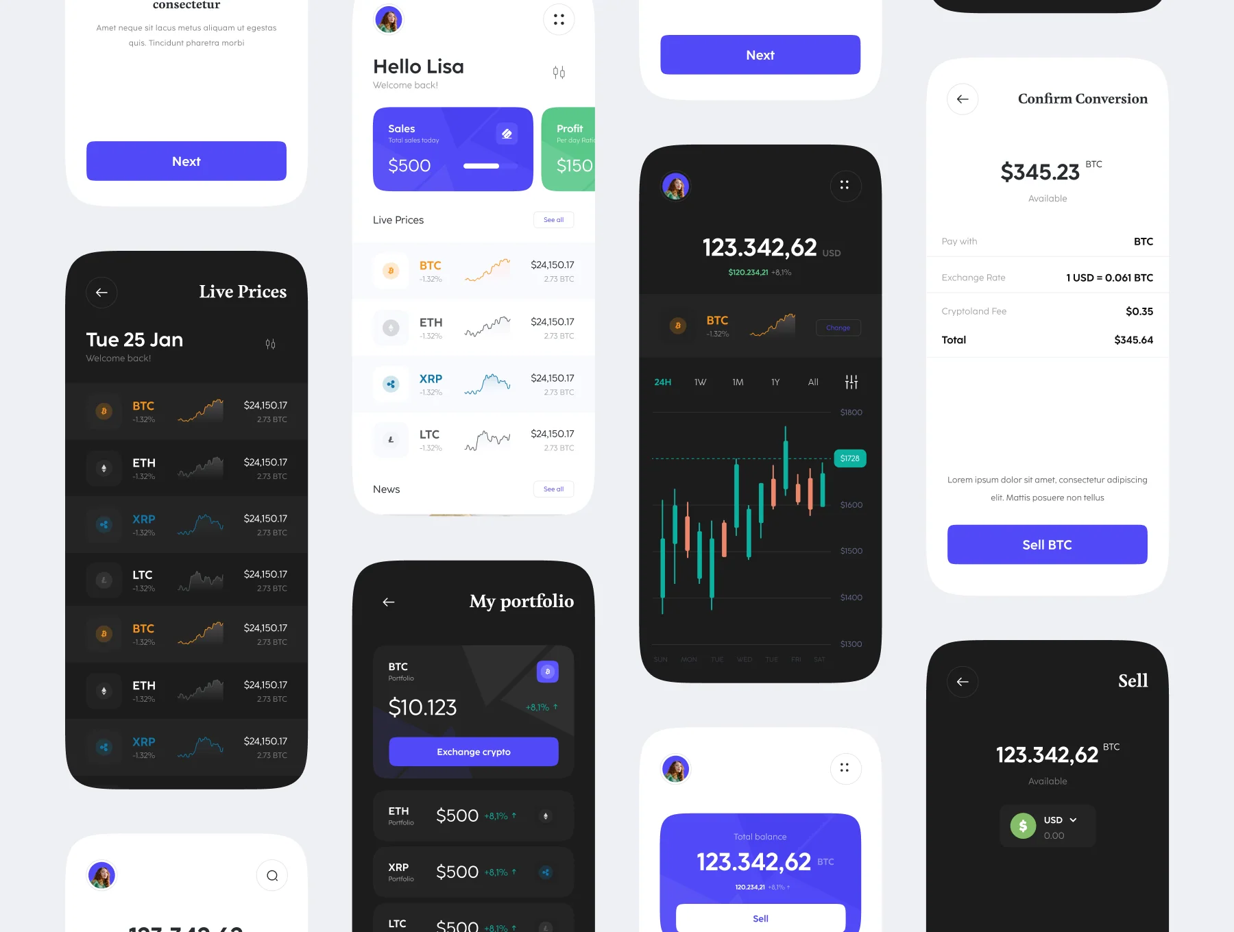 CryptoPank - Crypto Apps UI KIT 2