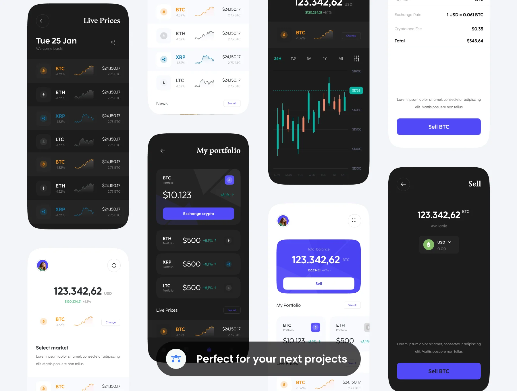 CryptoPank - Crypto Apps UI KIT 6