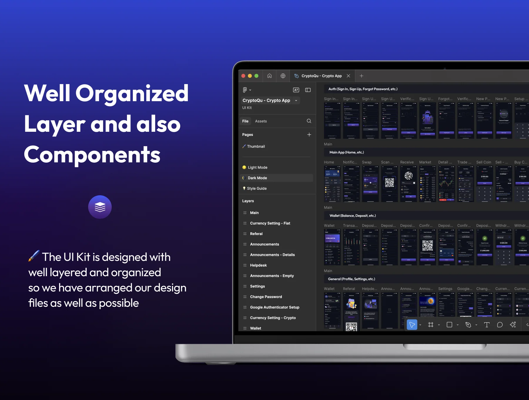 CryptoQu - Crypto Wallet App UI Kit 3