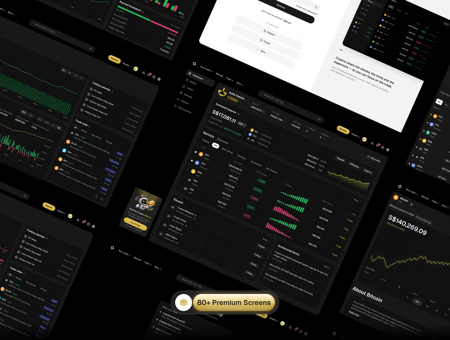 Cryptra - Crypto Dashboard Kit 4