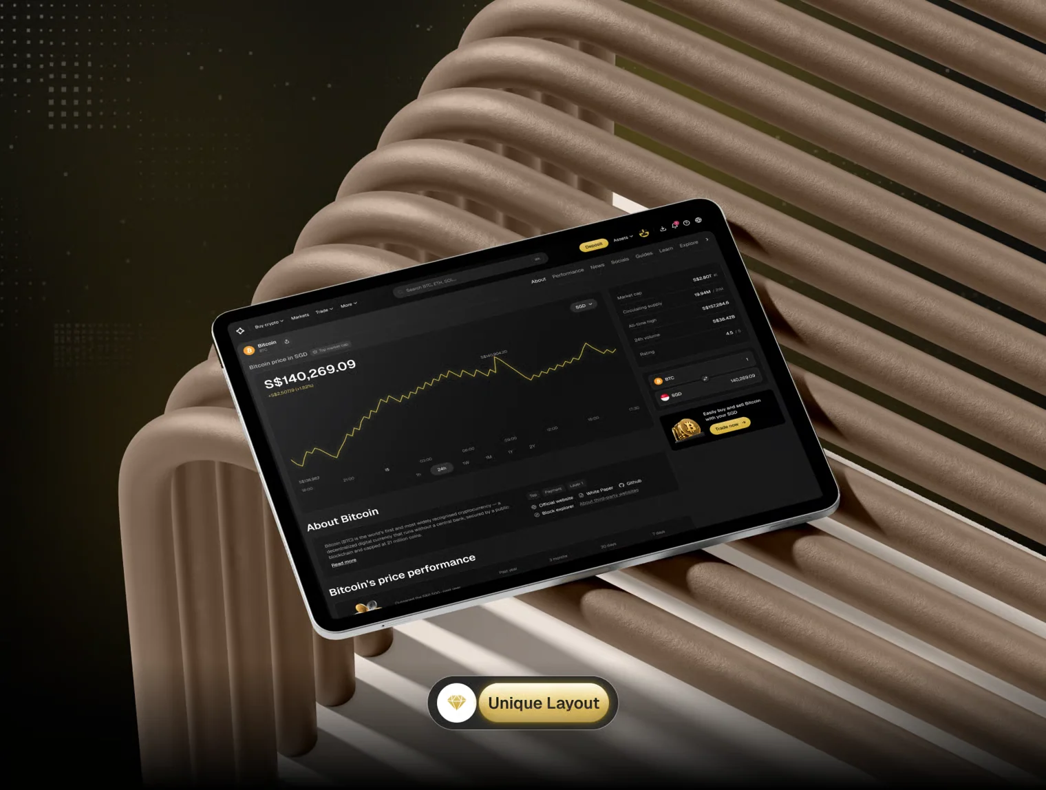 Cryptra - Crypto Dashboard Kit 7