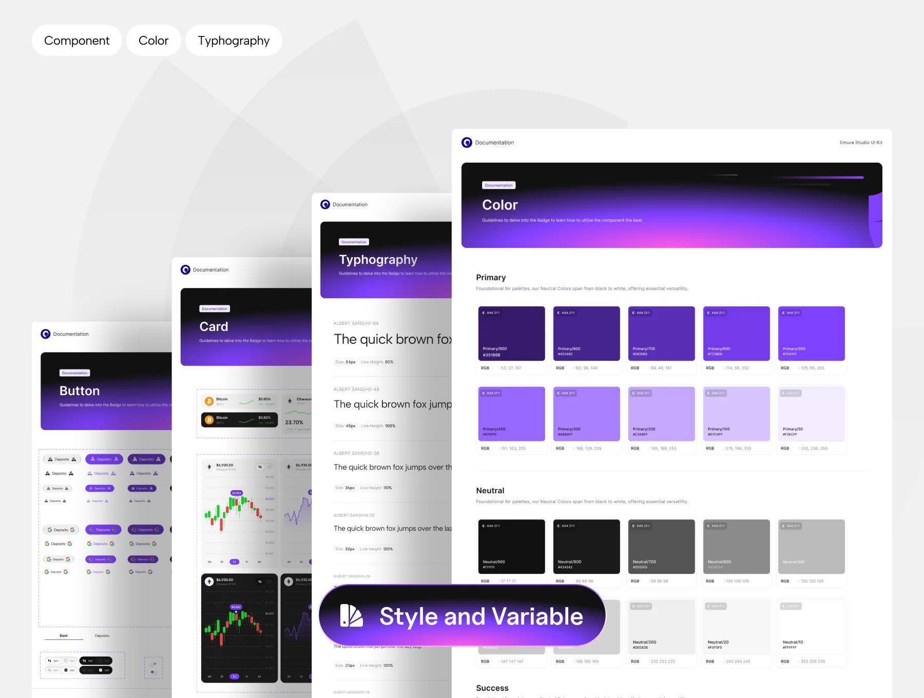 Cryptrad – Trading mobile UI Kit 4