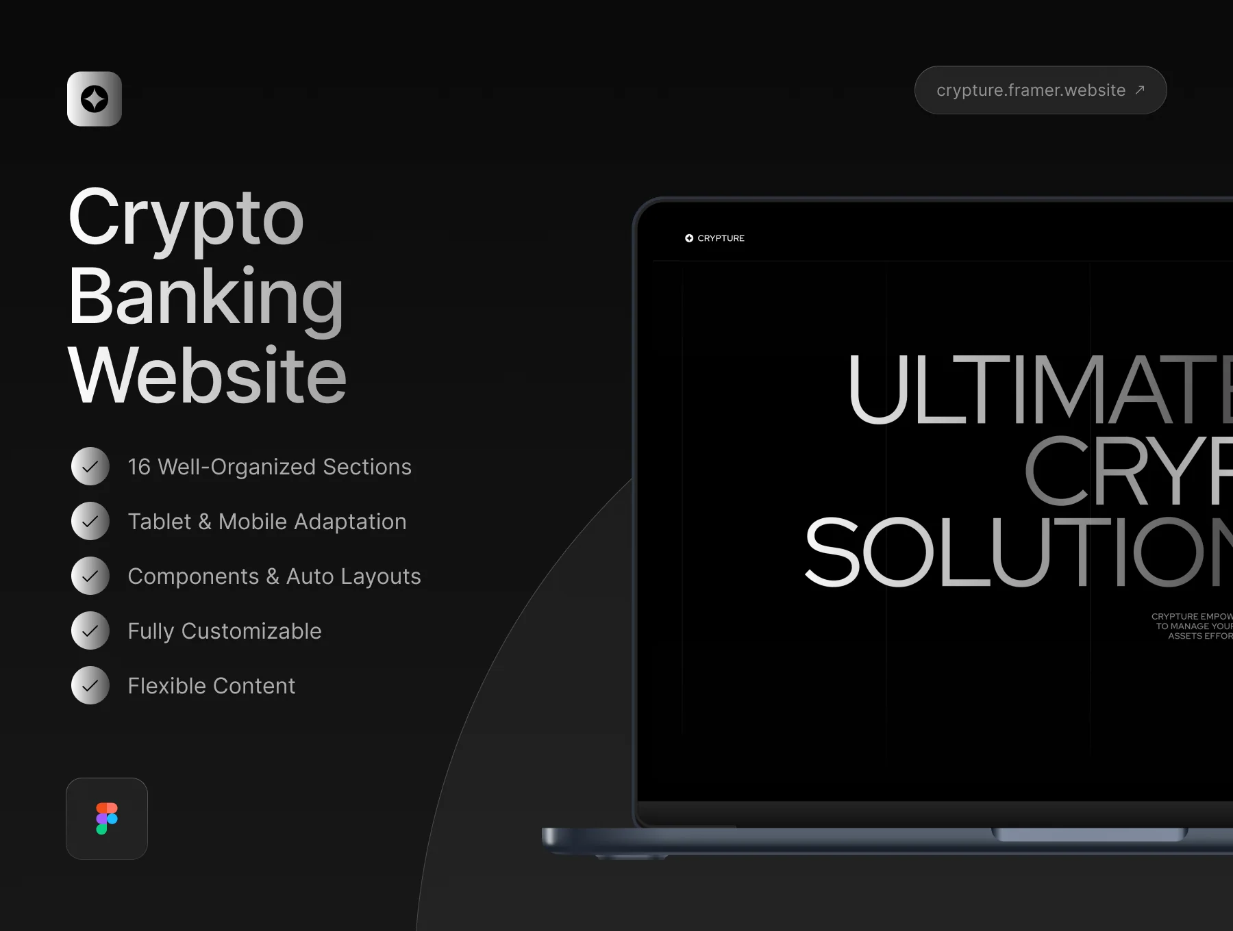 Crypture — Crypto Banking Website Template