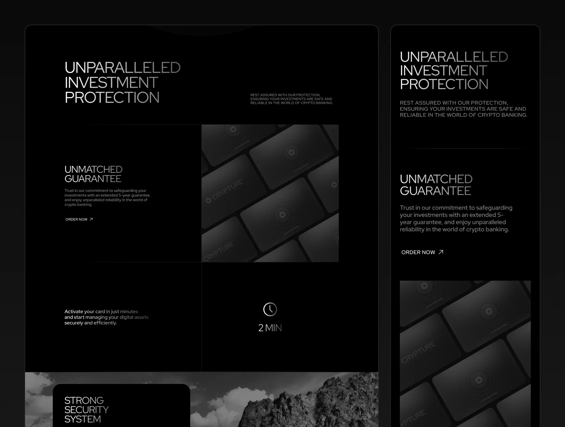 Crypture — Crypto Banking Website Template 4