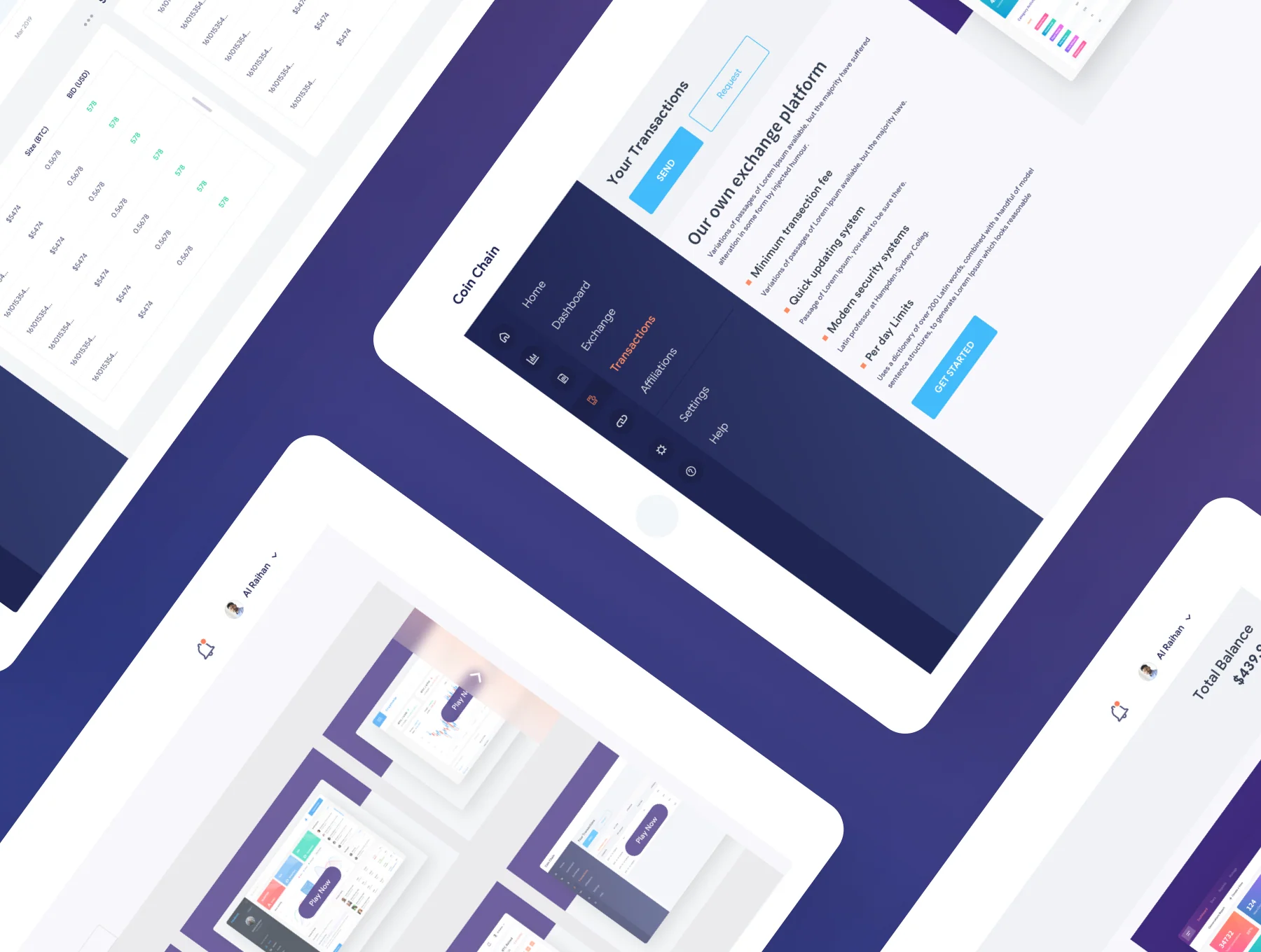 Crypto Currency Dashboard UI Kit 3