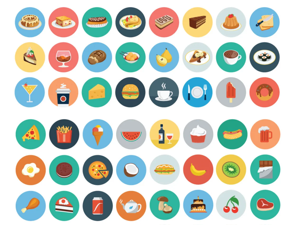 2100+ CS Flat Icons 2