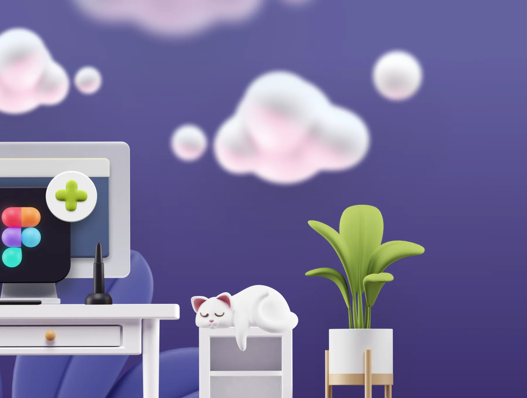Cubbies v2.0: 3D Workspace Illustrations 2