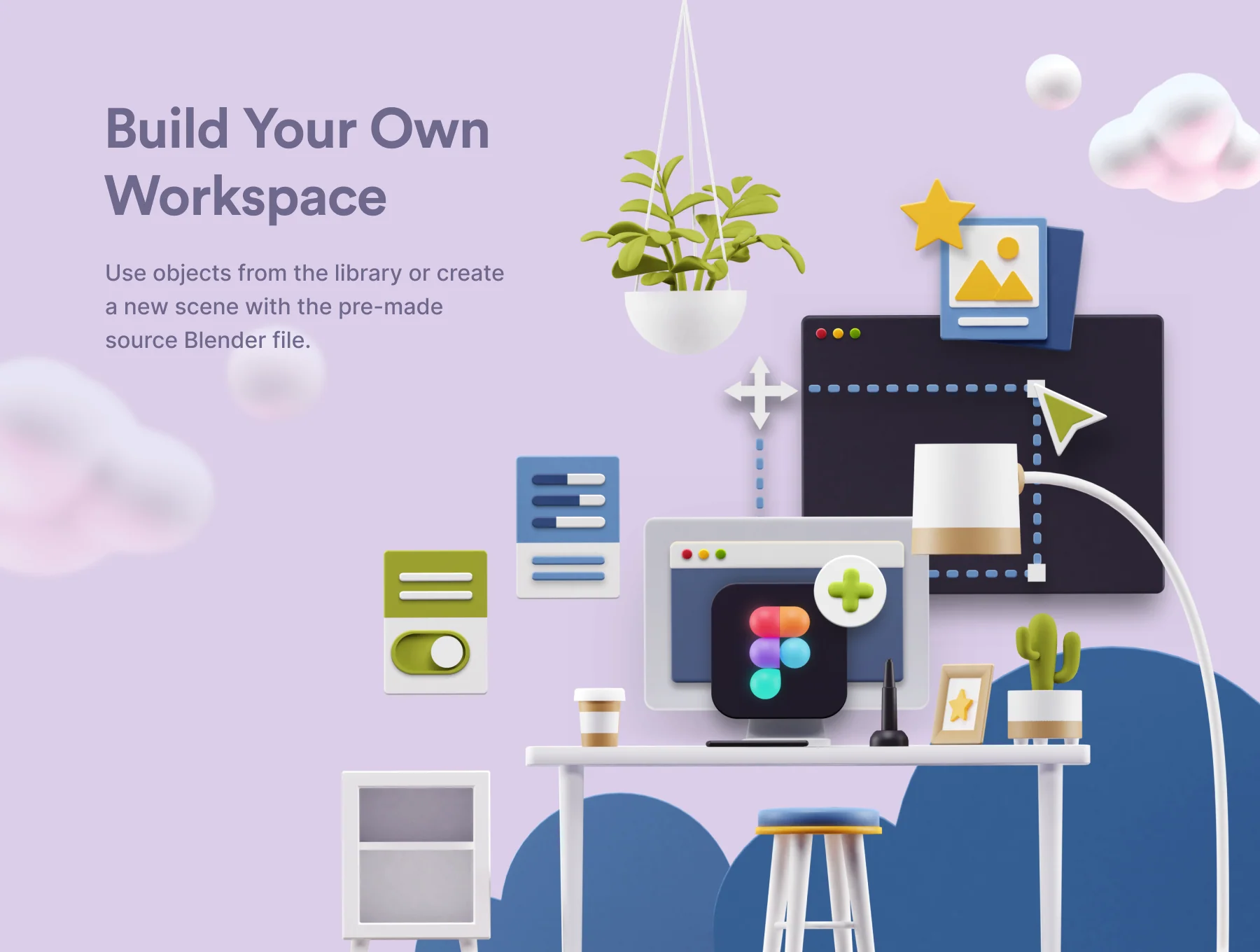 Cubbies v2.0: 3D Workspace Illustrations 4