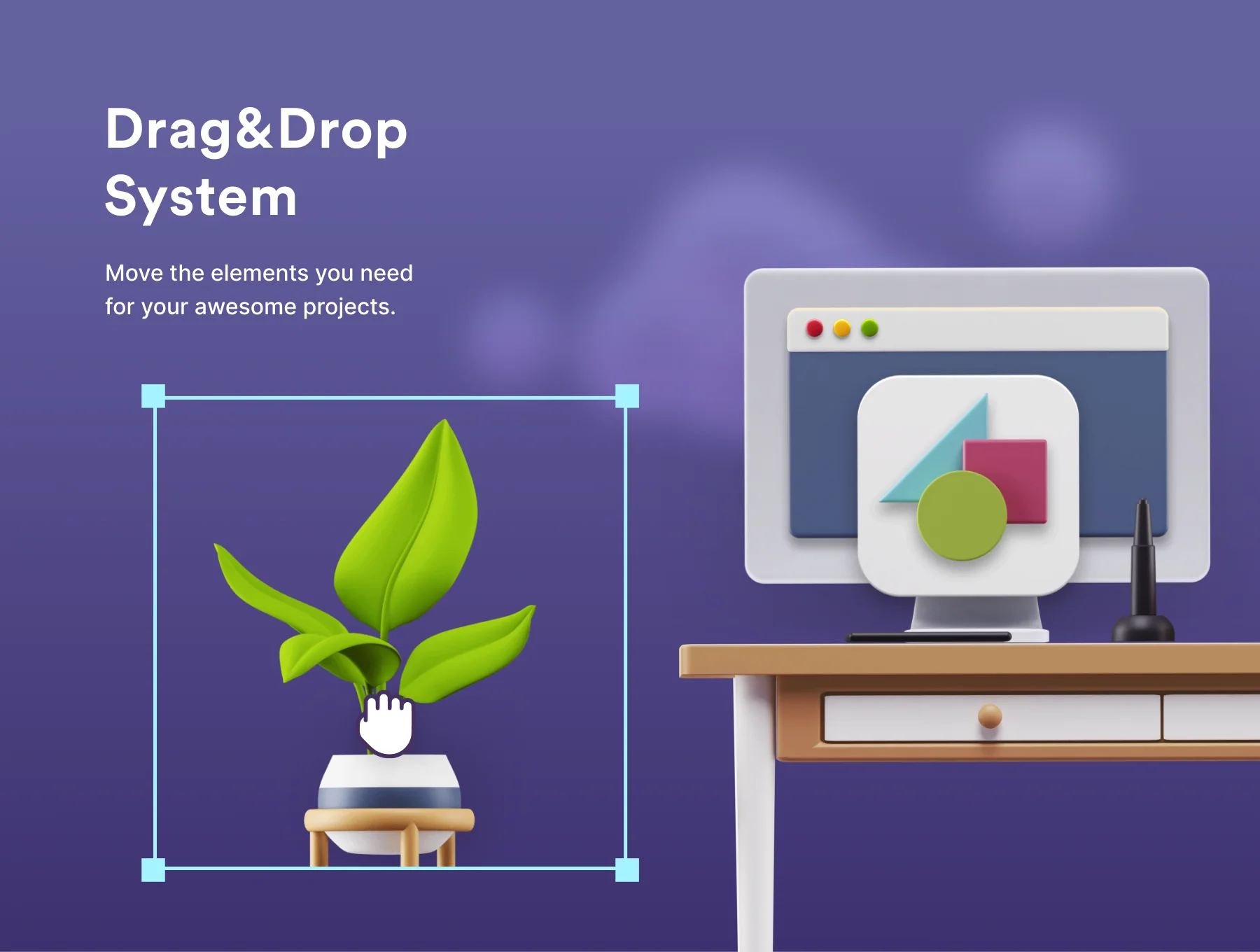 Cubbies v2.0: 3D Workspace Illustrations 5