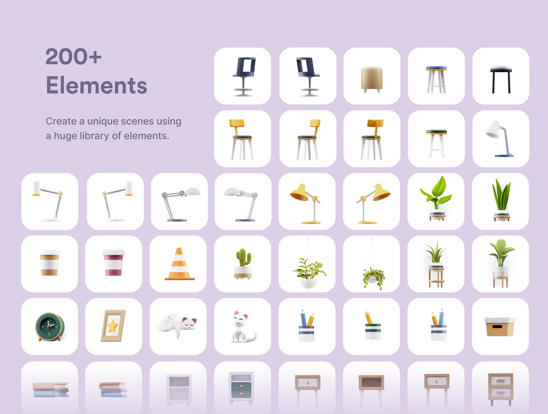 Cubbies v2.0: 3D Workspace Illustrations 8