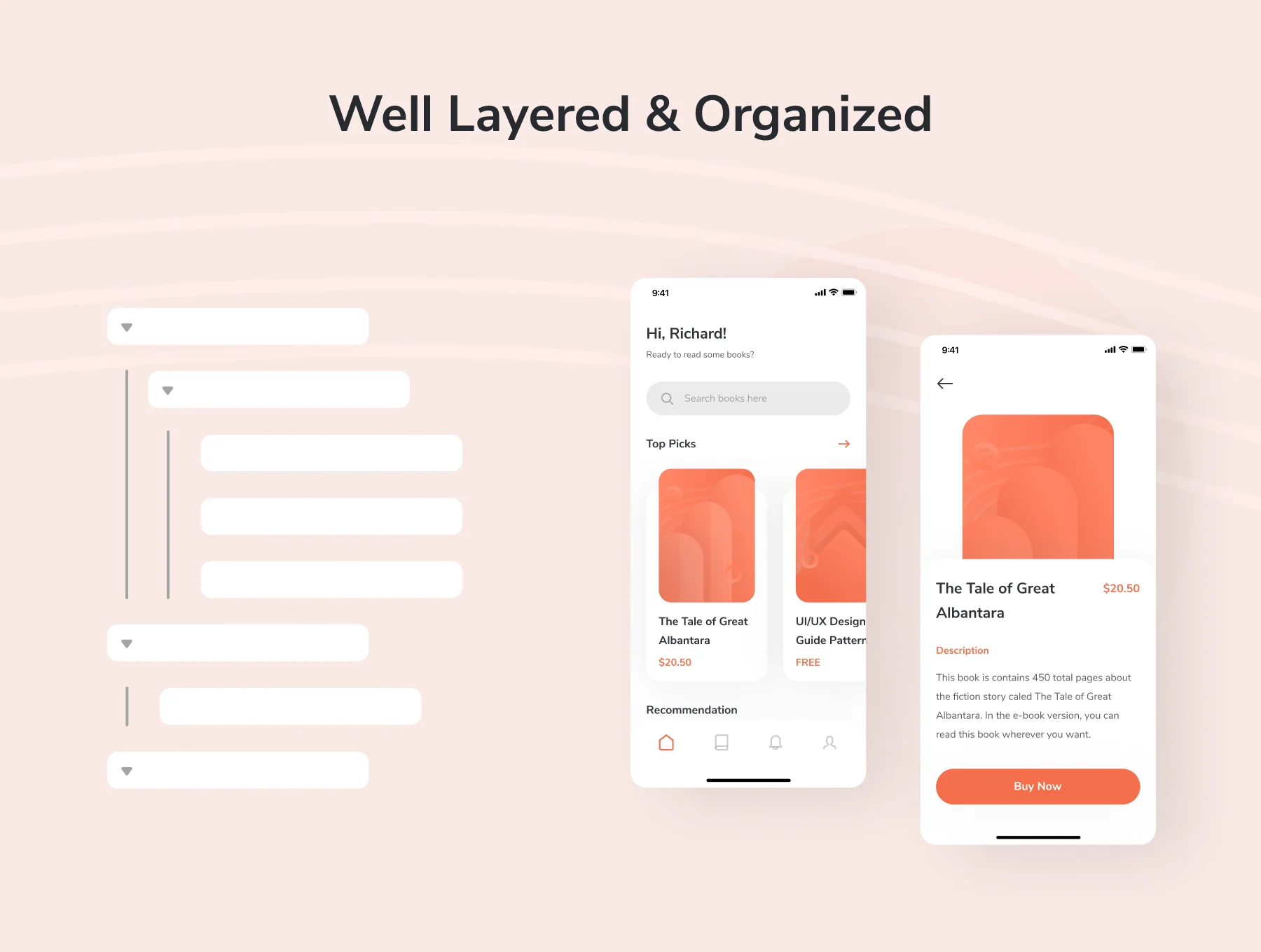 Cuby - E-Book Store & Reader App UI Kit 3