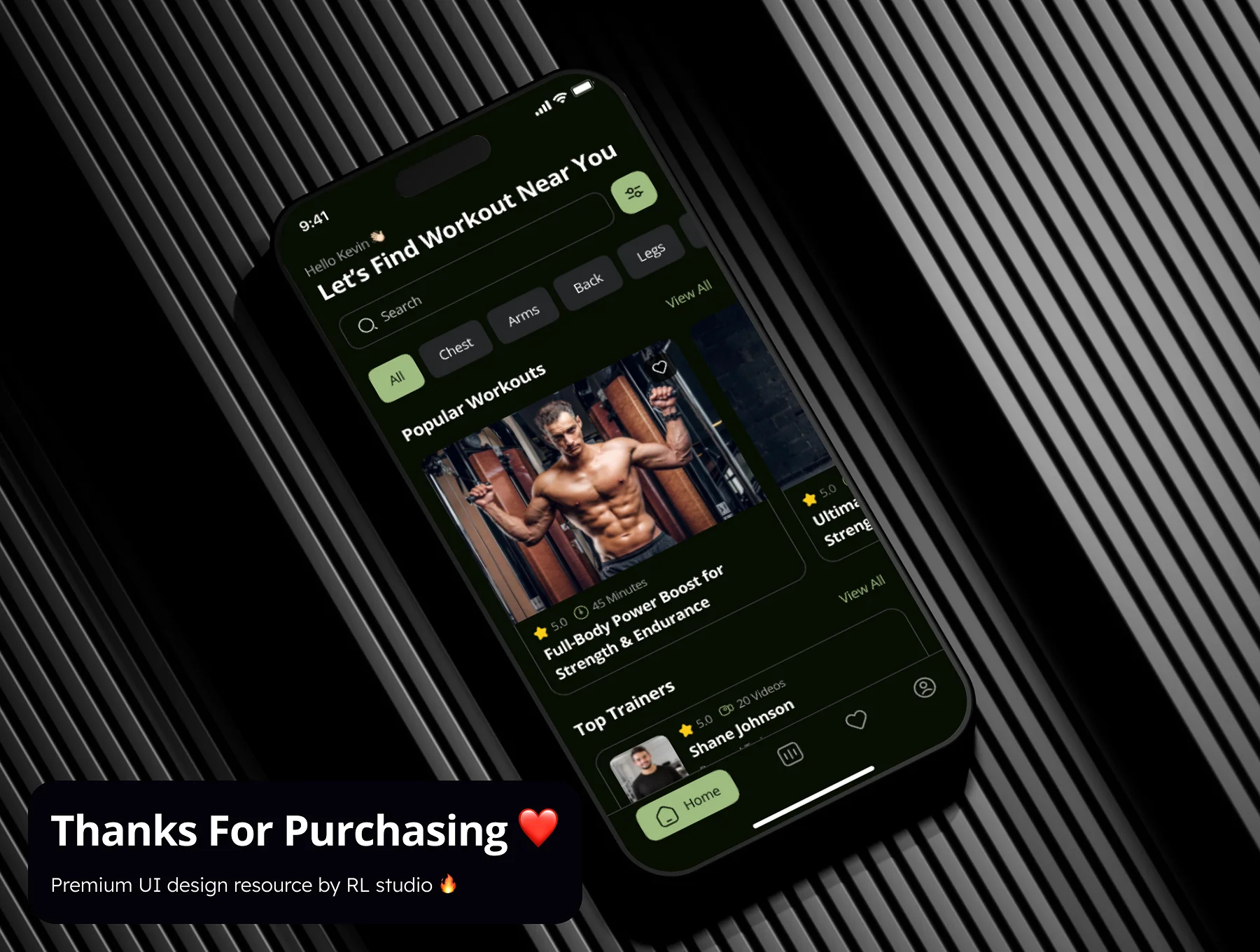 Cuit - Fitness Workout App UI Kit 10