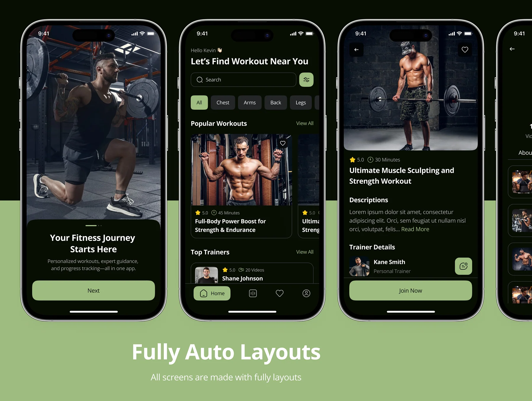 Cuit - Fitness Workout App UI Kit 4