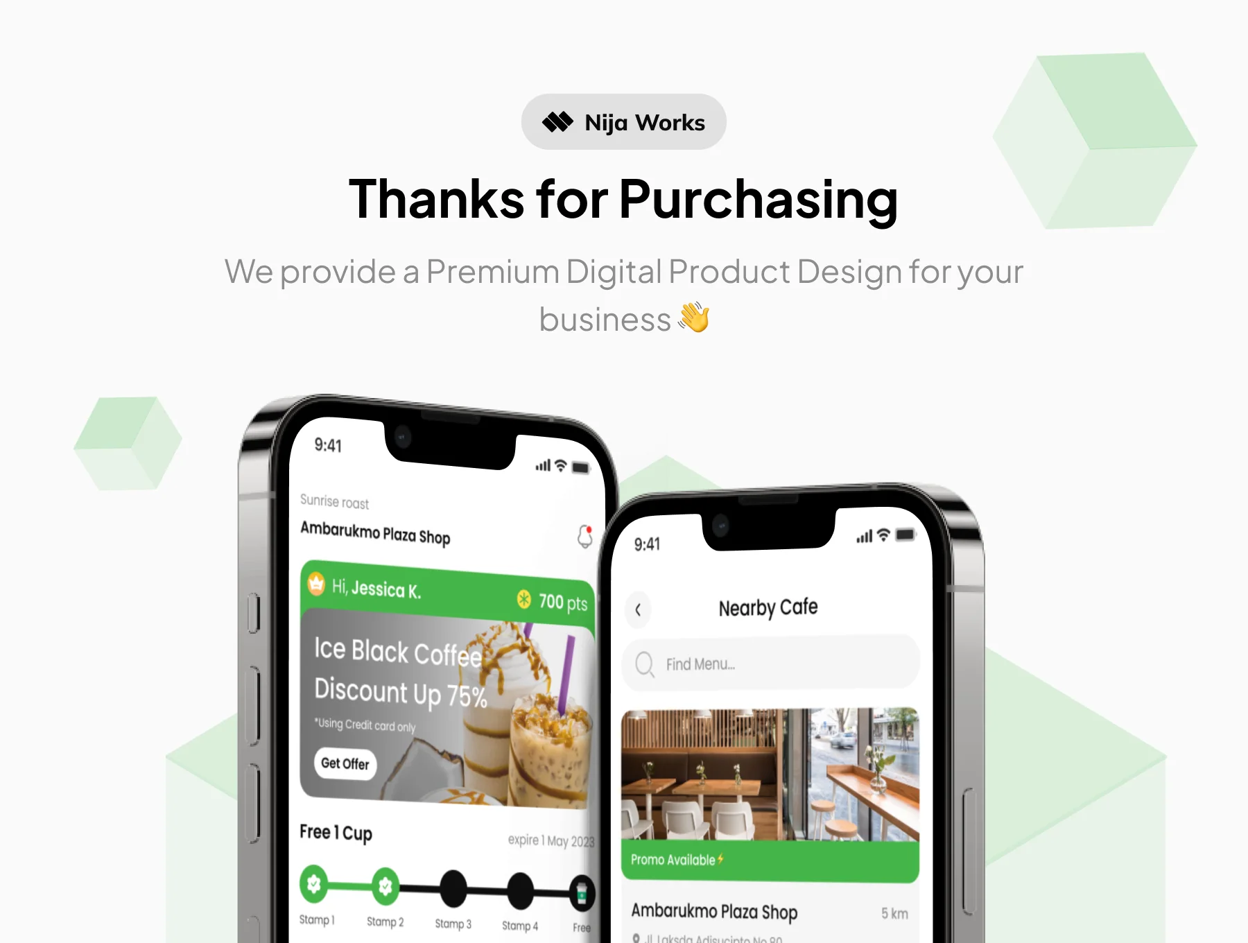 CuppaCo - Coffee Shop Mobile App UI KIT