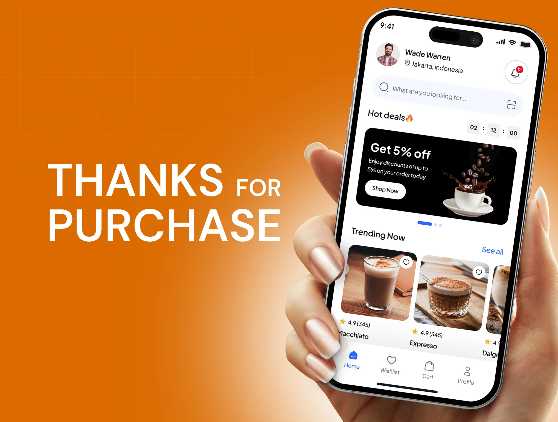 Cupzy Coffee Shop App UI Kit 6