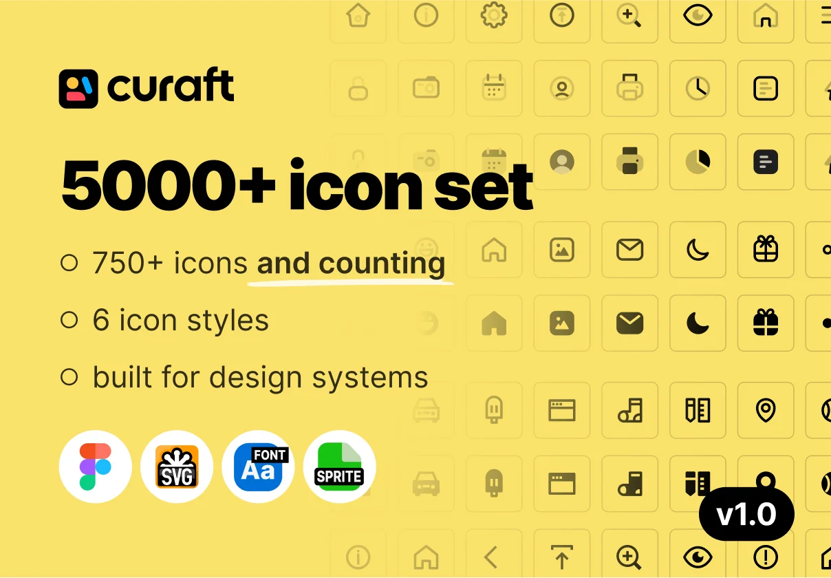 Curaft Icon Set ･ Full pack