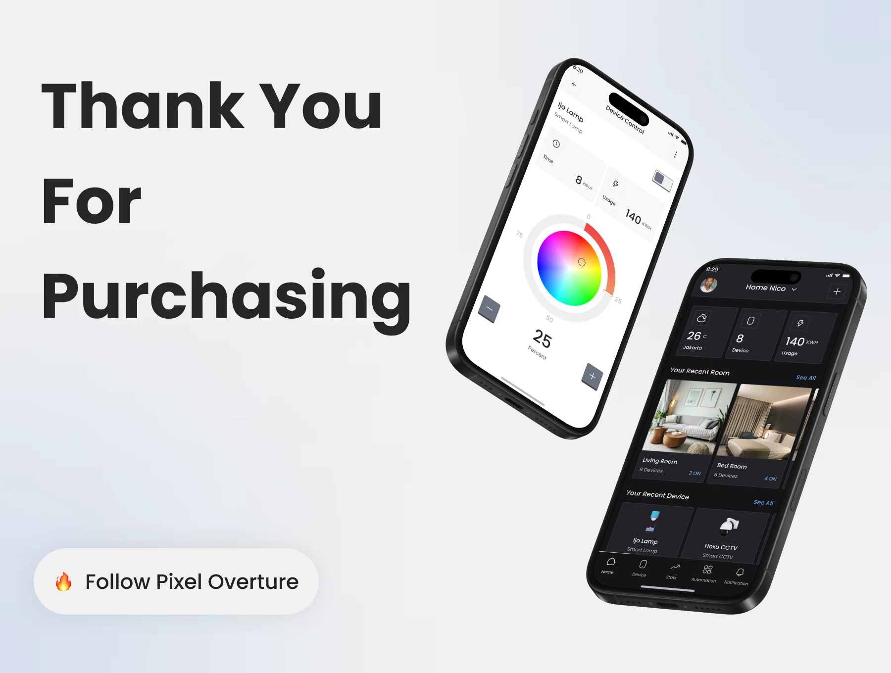 Curo - Smart Home App UI Kit 8