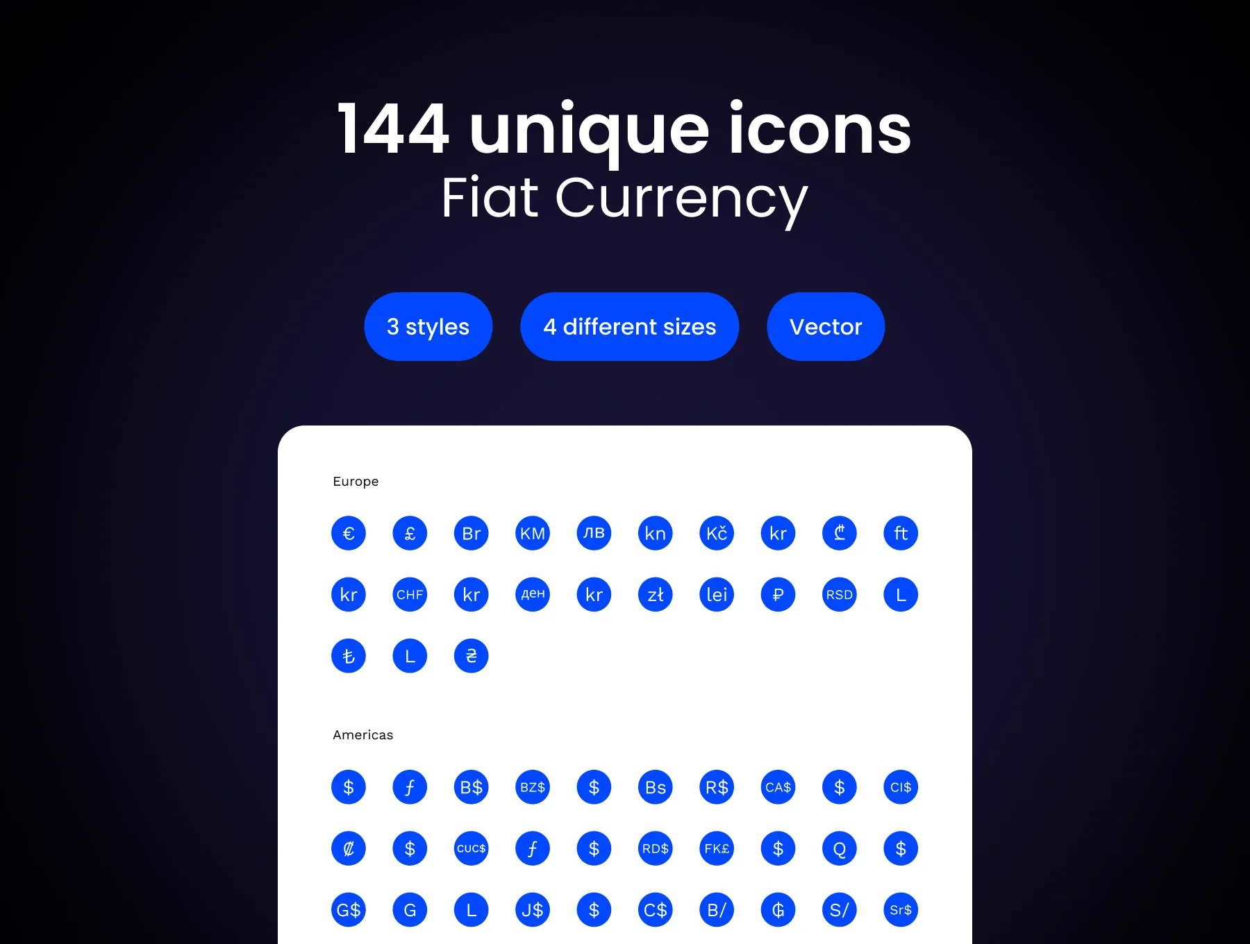 Currency Icons: Crypto and Fiat 3