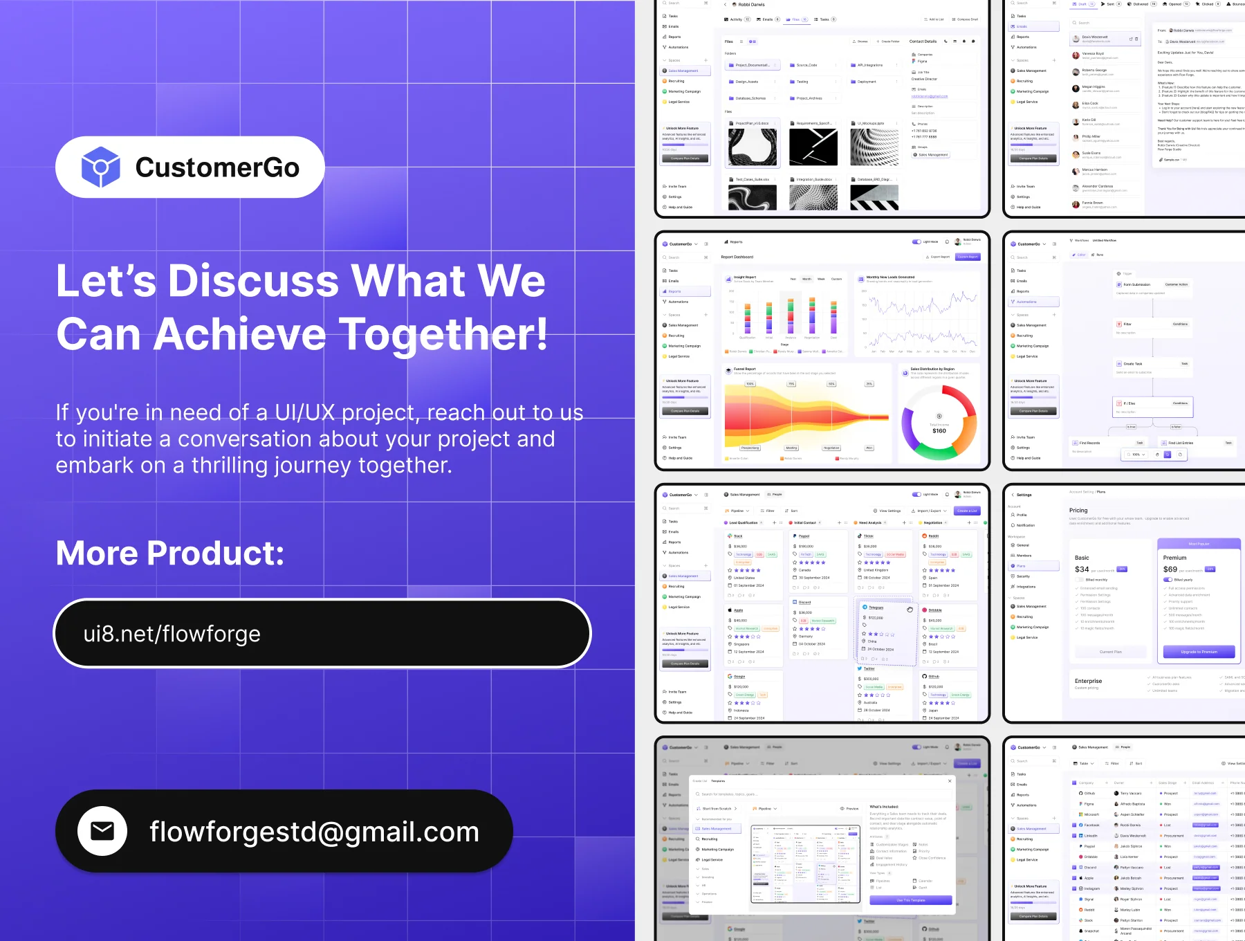 CustomerGo - CRM Web App UI Kit 6