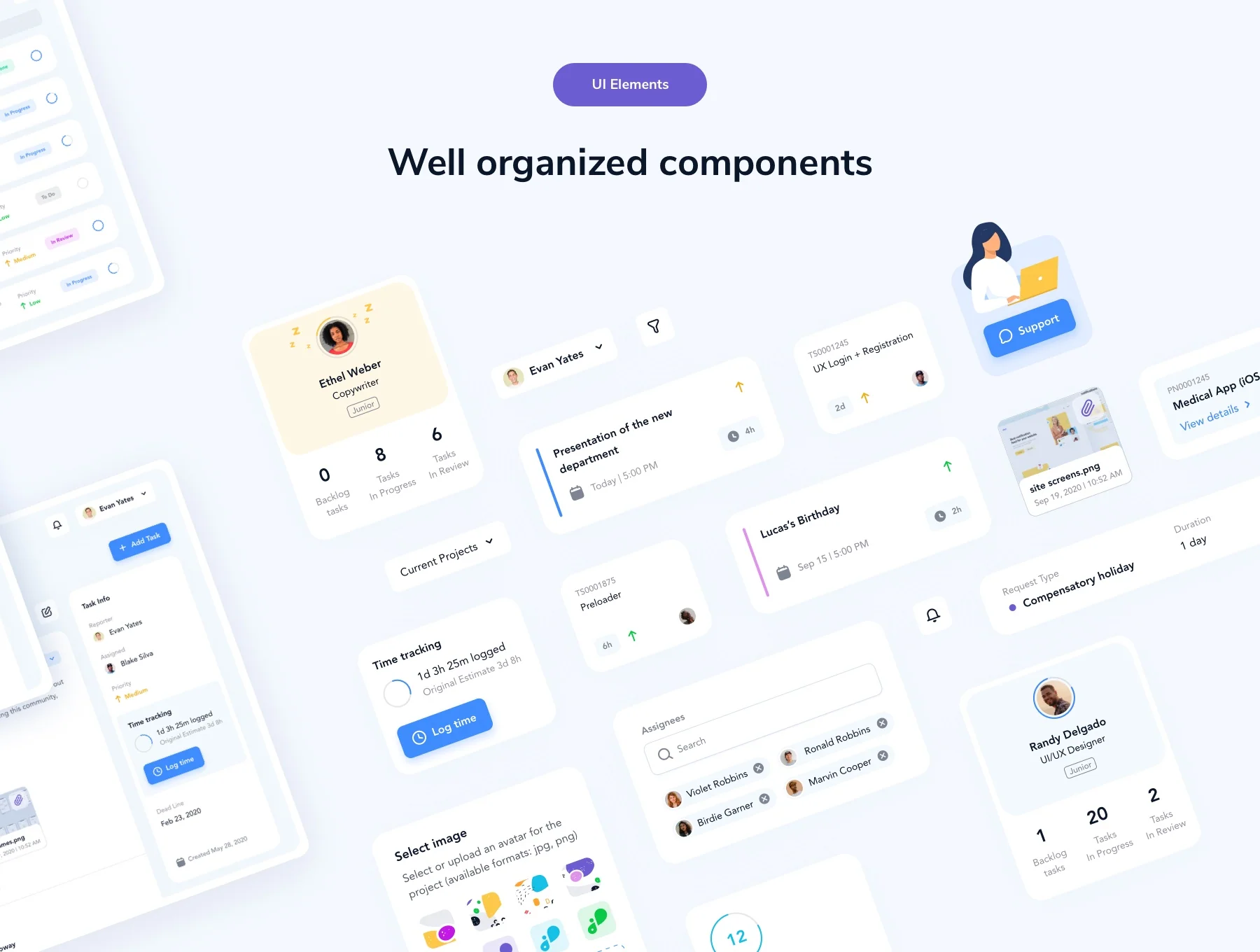 Customizable UI Kit For CRM System 2