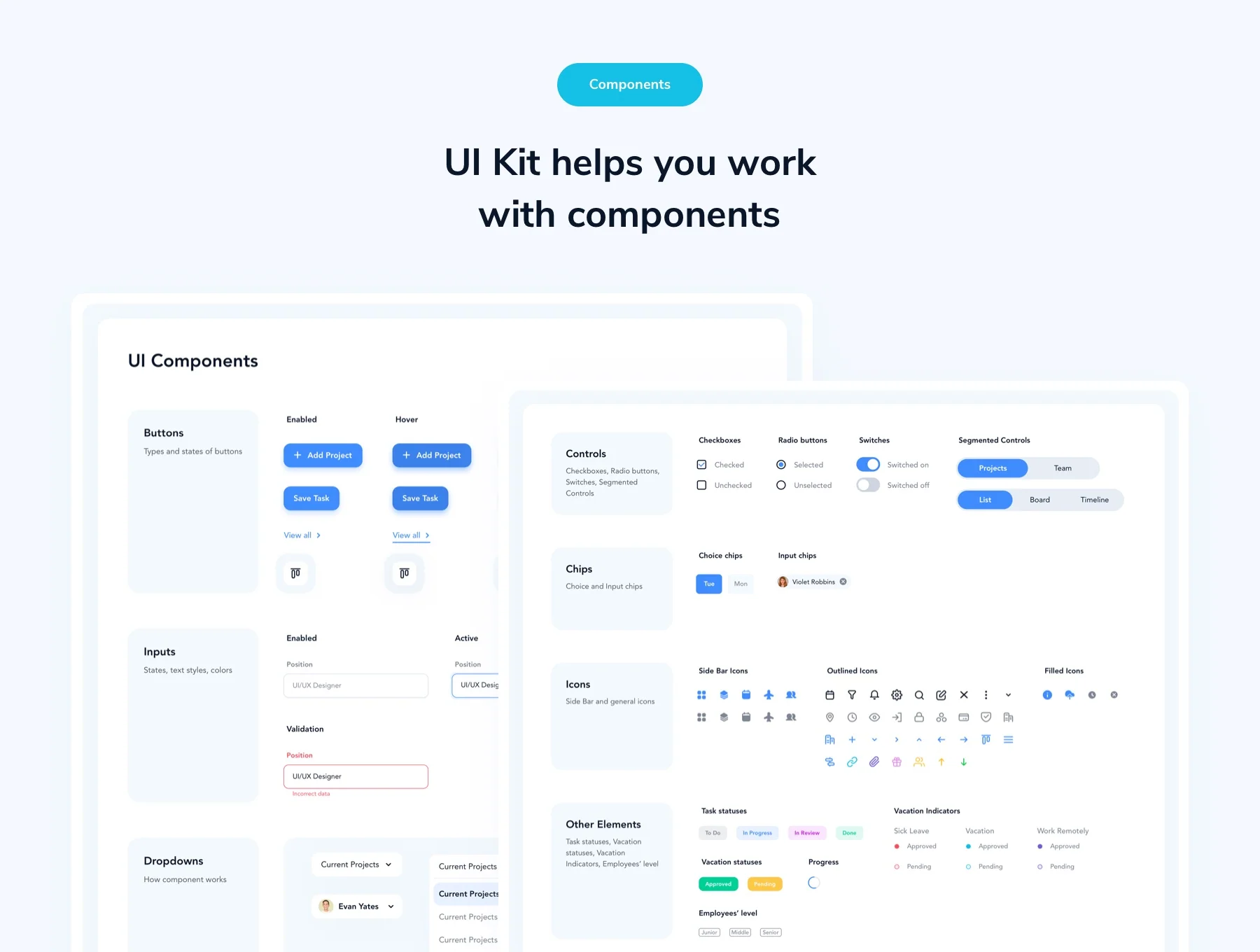 Customizable UI Kit For CRM System 5