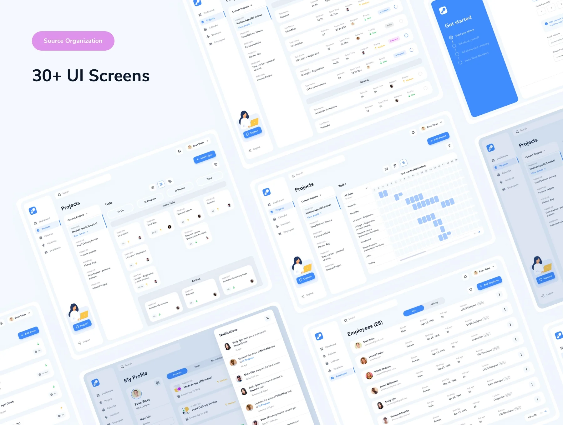 Customizable UI Kit For CRM System 7