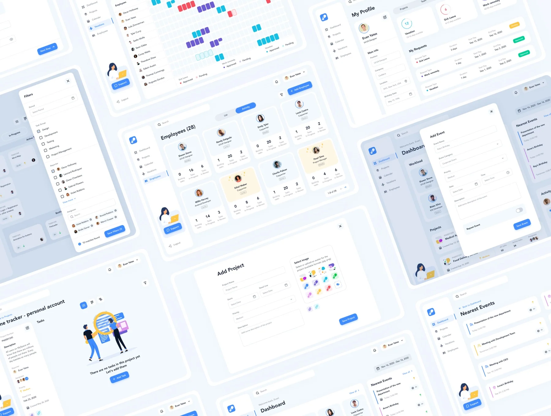 Customizable UI Kit For CRM System 8