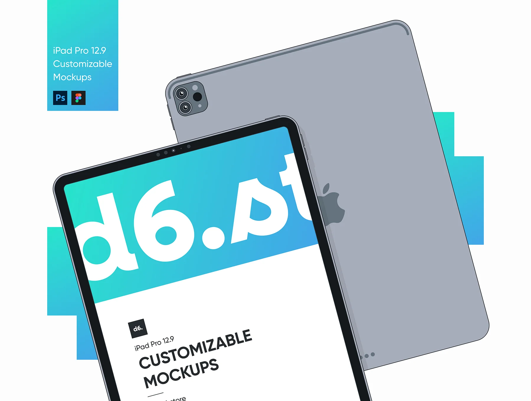 Customizable iPad Pro Mockups
