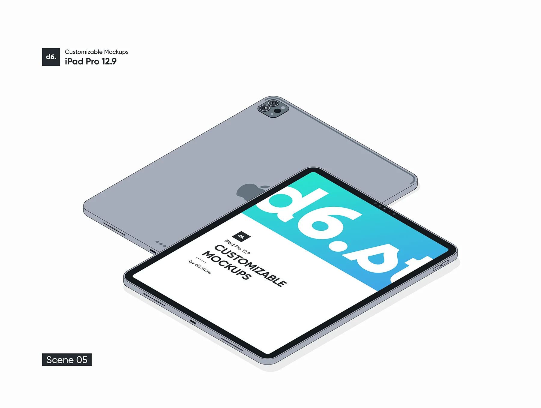 Customizable iPad Pro Mockups 8