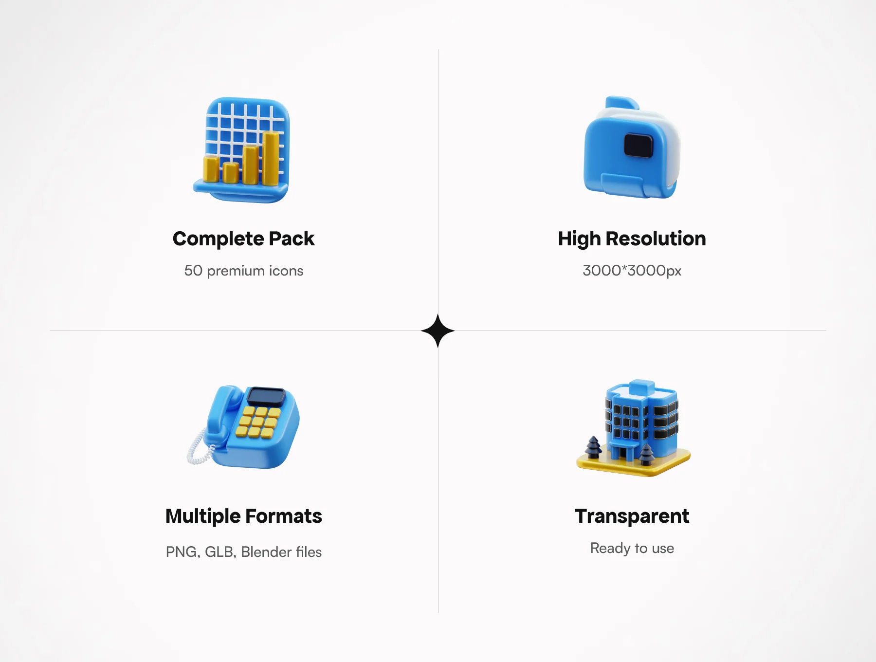 3D Business Icons 2
