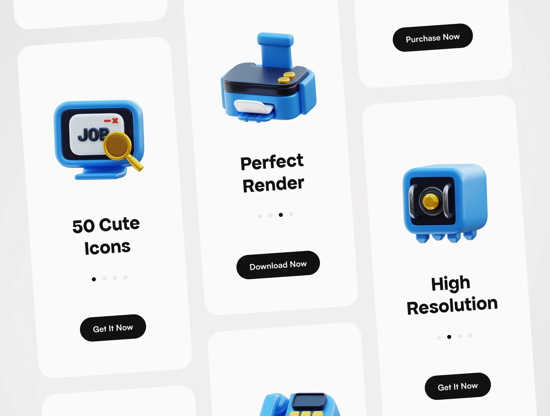 3D Business Icons 3
