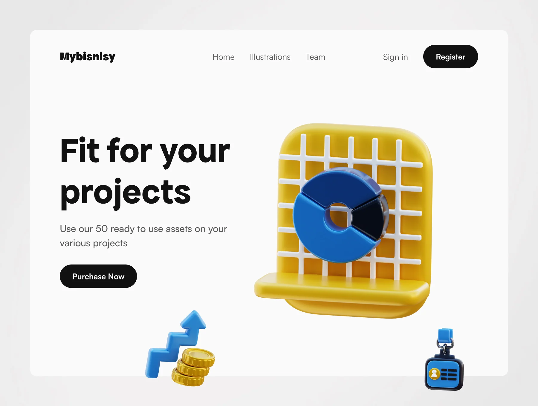 3D Business Icons 4