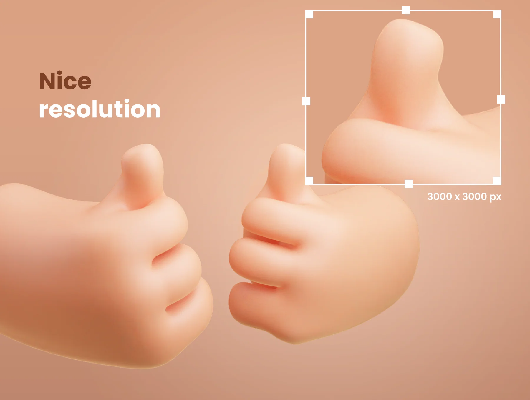 Cute 3D Hands 3