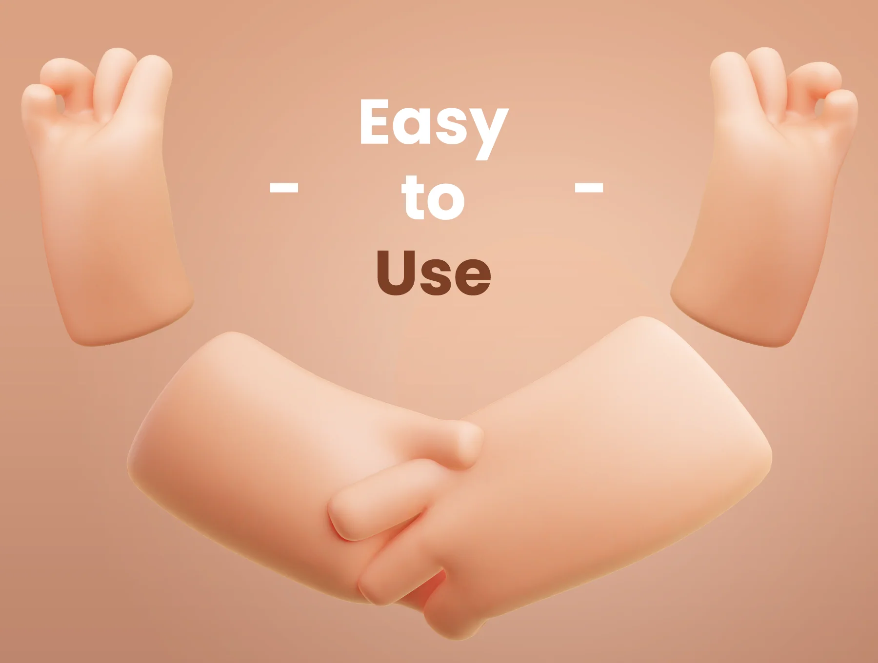 Cute 3D Hands 4