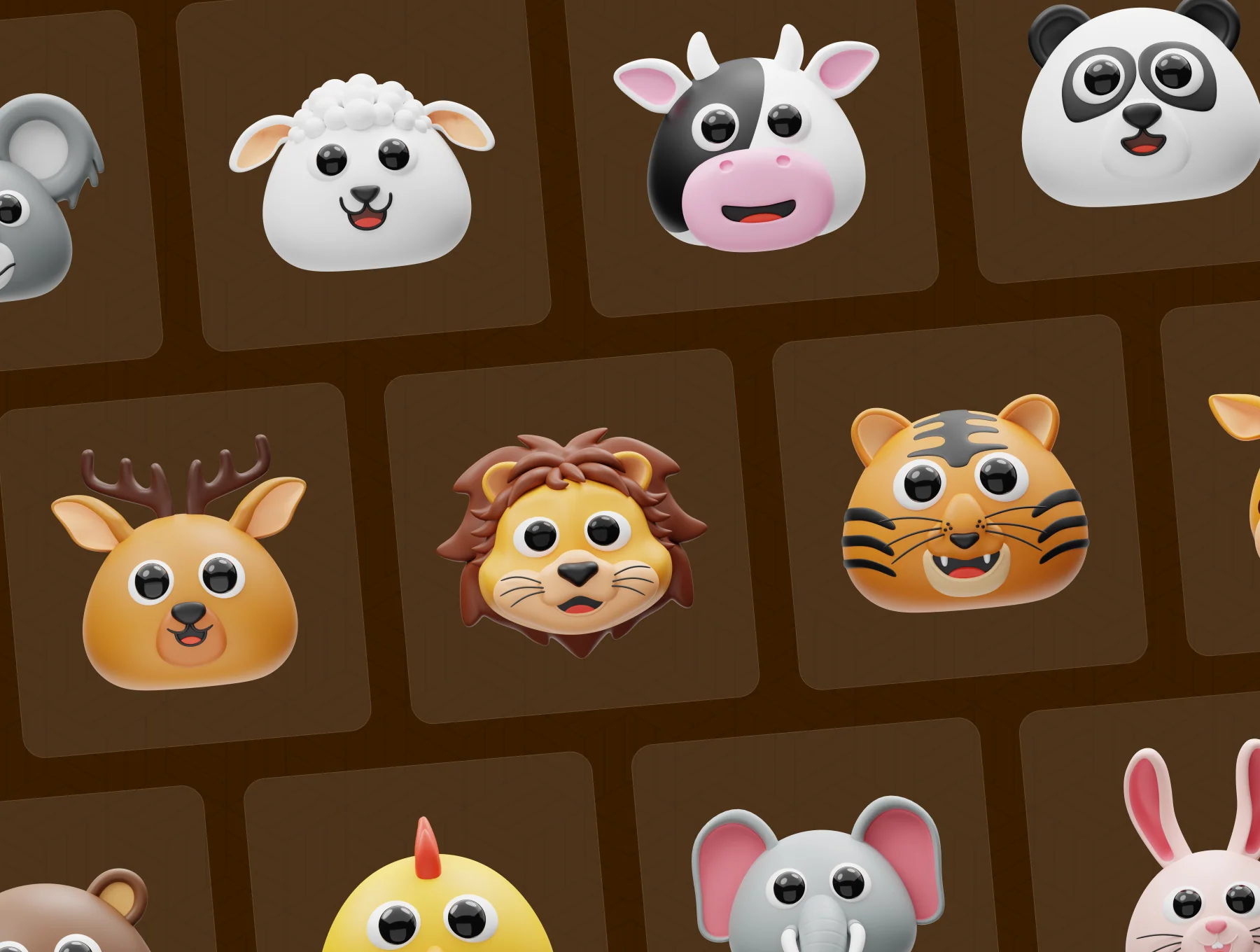 Cute Animal 3D Icon 5