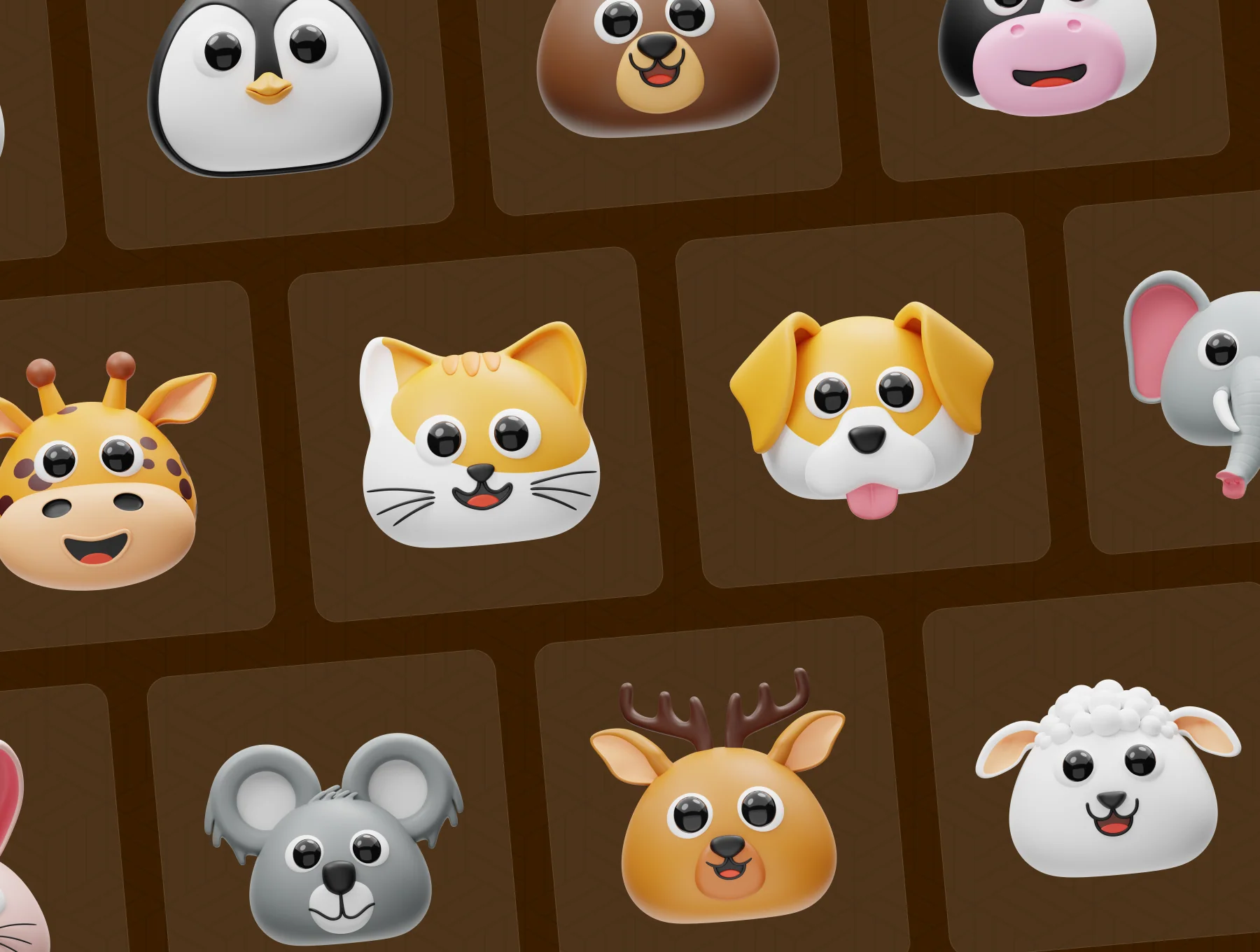 Cute Animal 3D Icon 6