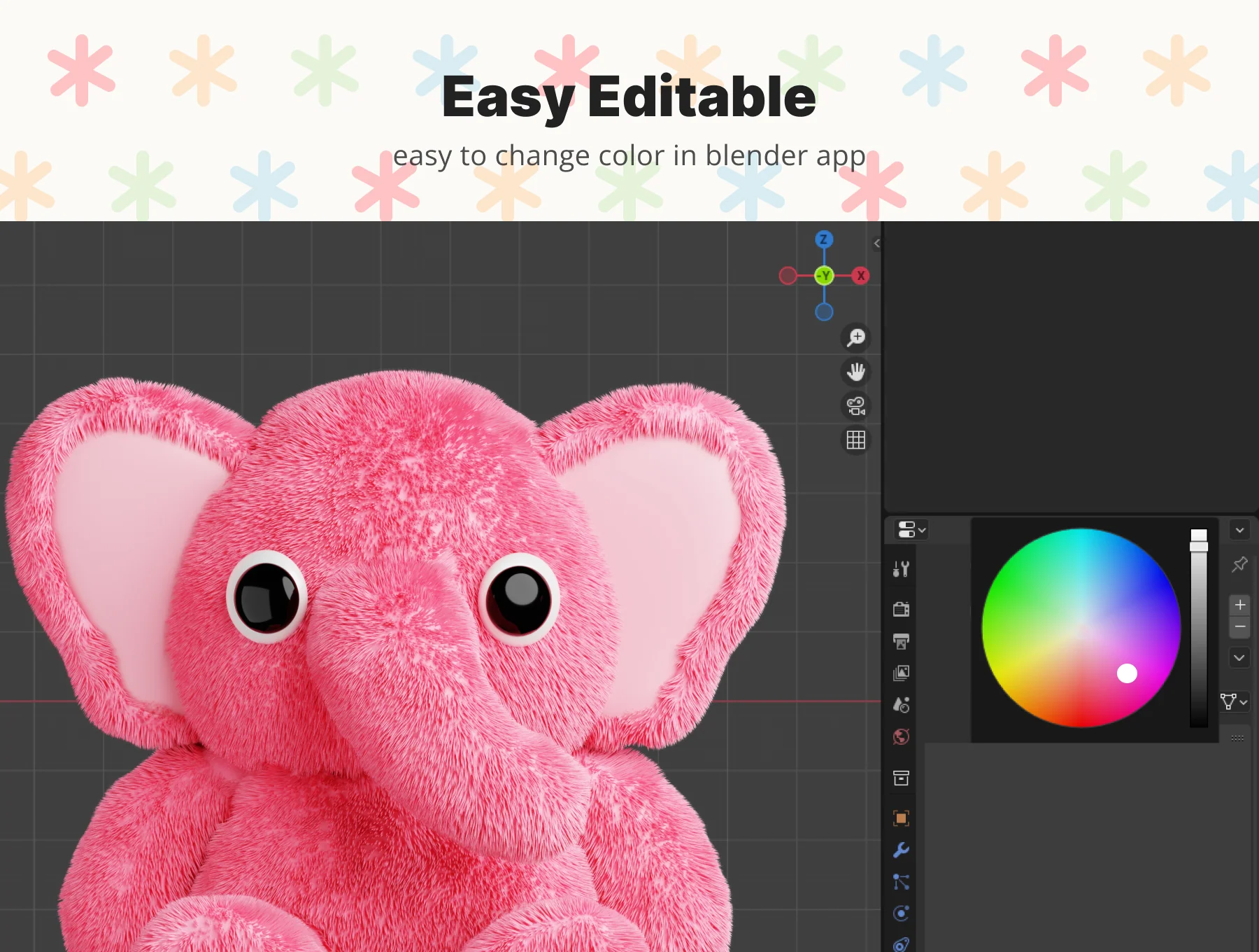 Cute Animal Doll 3D Icon 7